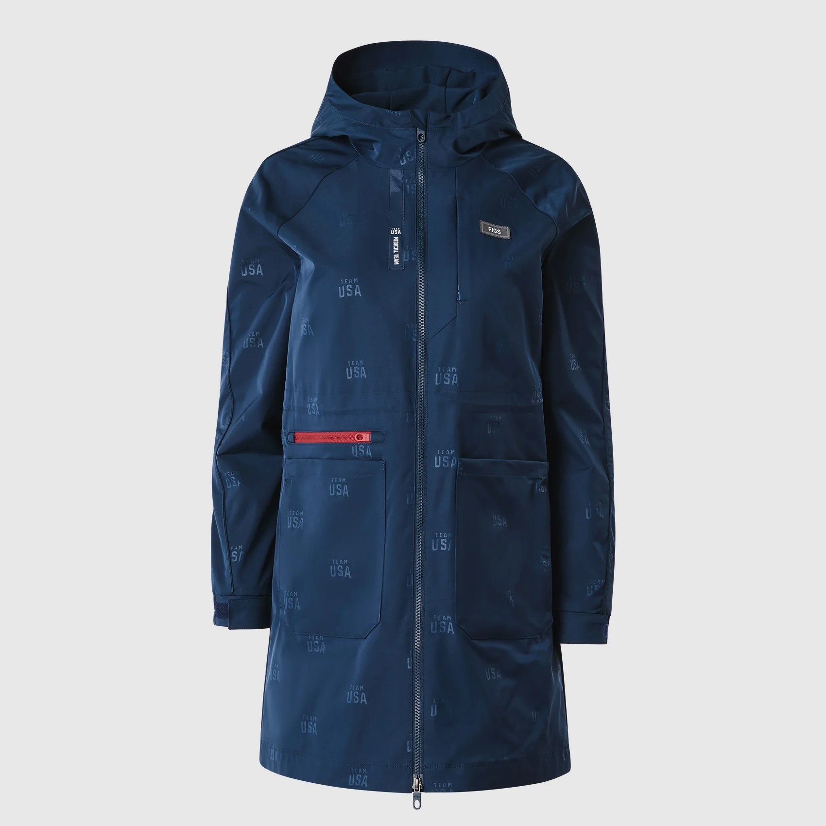 women's Off White FIGS x Team USA On-Shift Stadium Jacket™ - Image 11