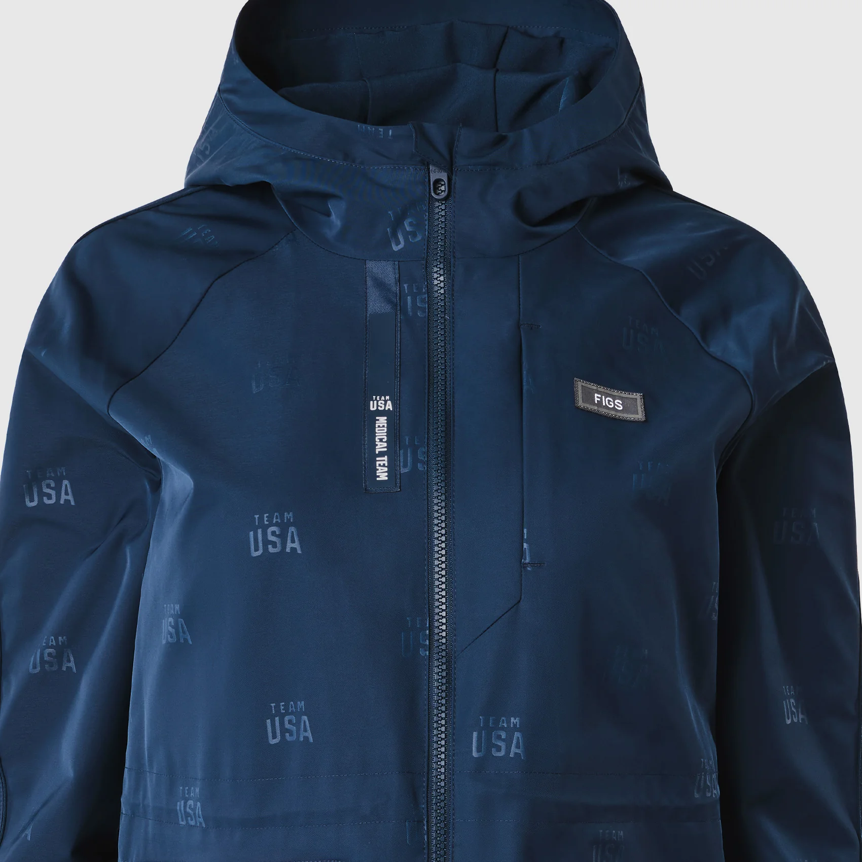women's Off White FIGS x Team USA On-Shift Stadium Jacket™ - Image 12