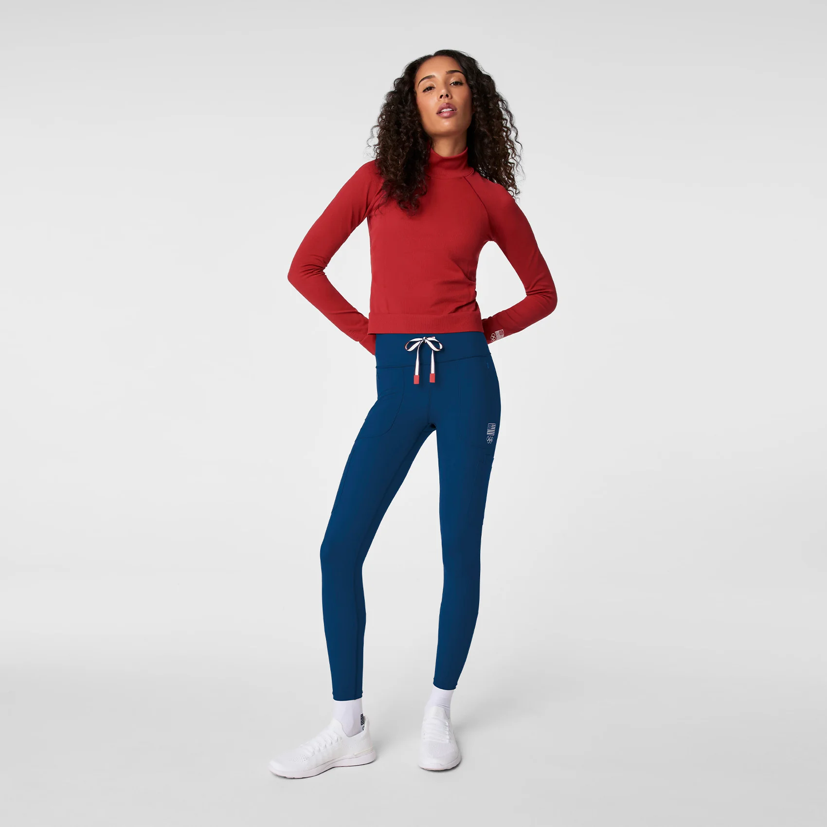women's Team USA Blue FIGS x Team USA - ScrubLegging™ - Image 2