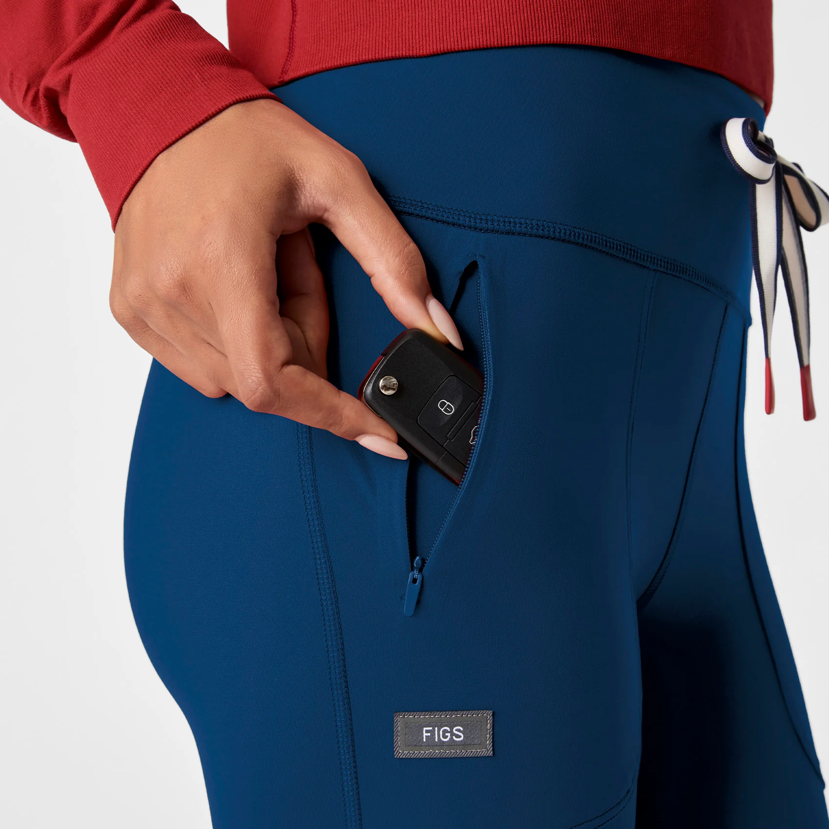 women's Team USA Blue FIGS x Team USA - ScrubLegging™ - Image 7