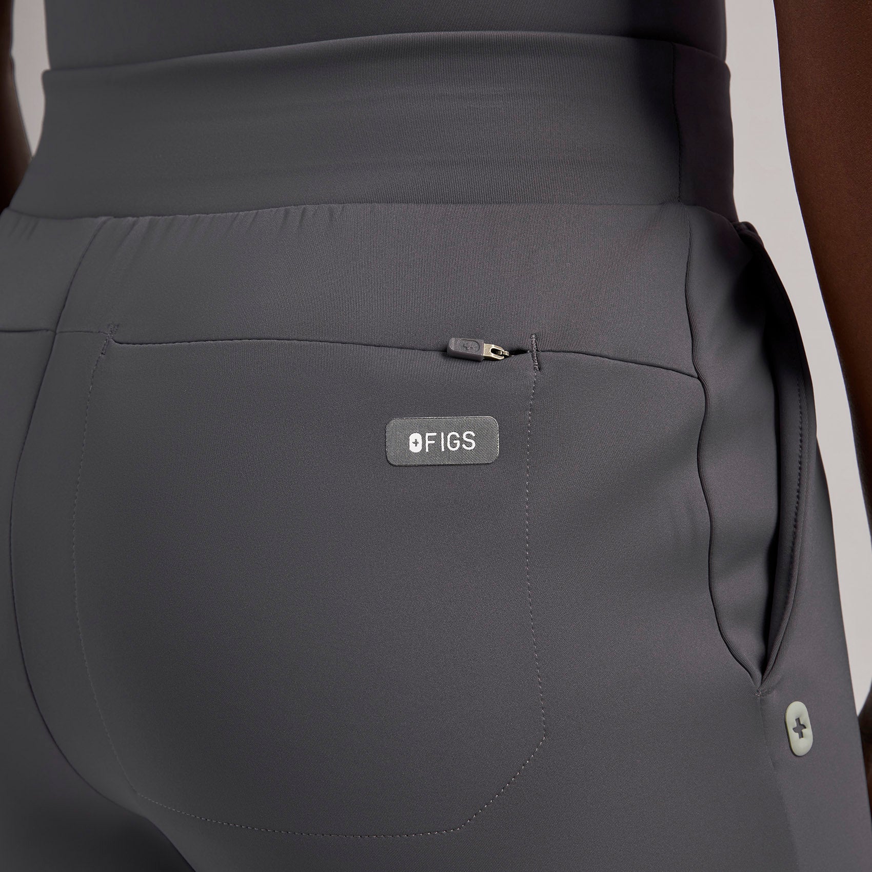 women's Charcoal Tena FORMx Slim Tapered - Petite Scrub Pant™ - Image 5