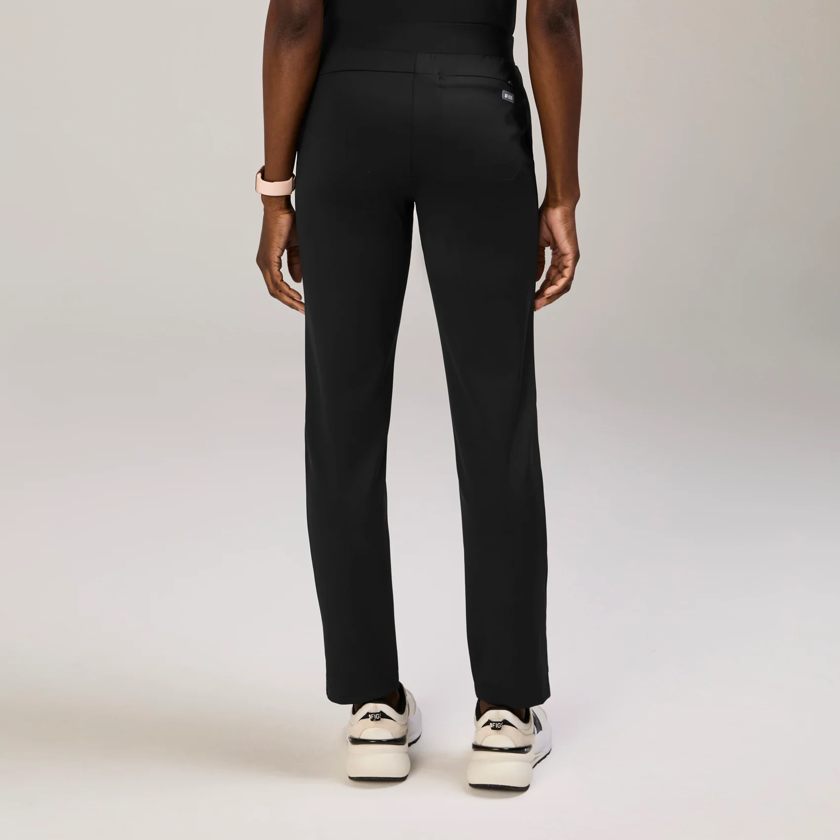women's Black Tena FORMx Slim Tapered - Scrub Pant™ - Image 4