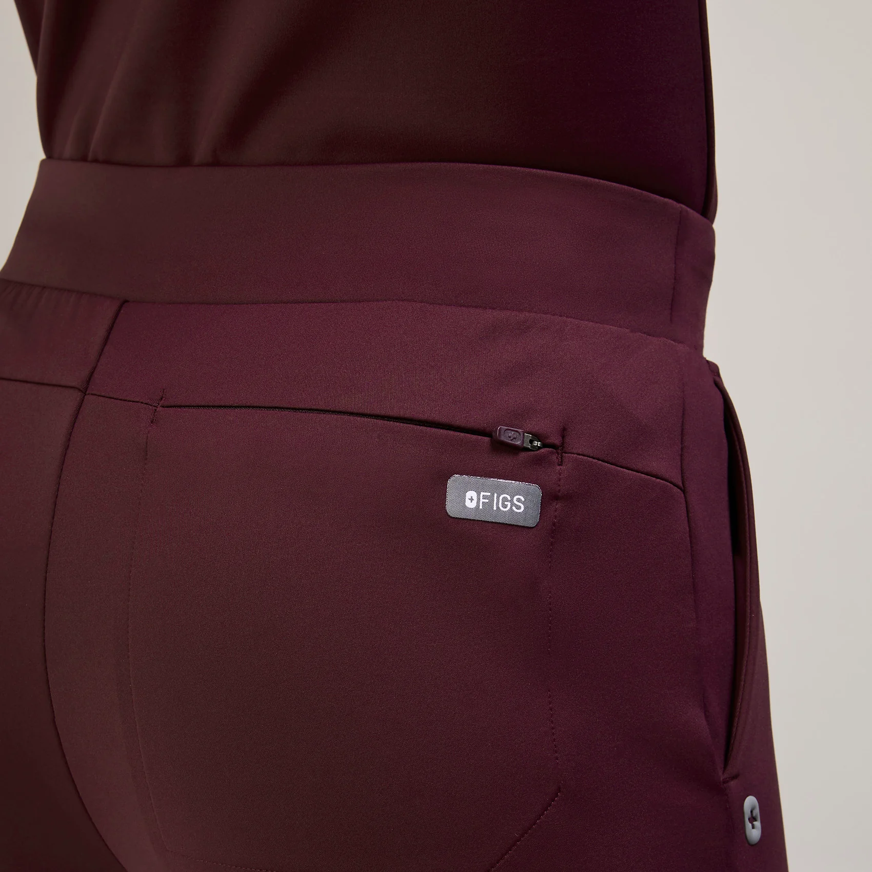 women's Burgundy Tena FORMx Slim Tapered - Scrub Pant⢠- Image 5