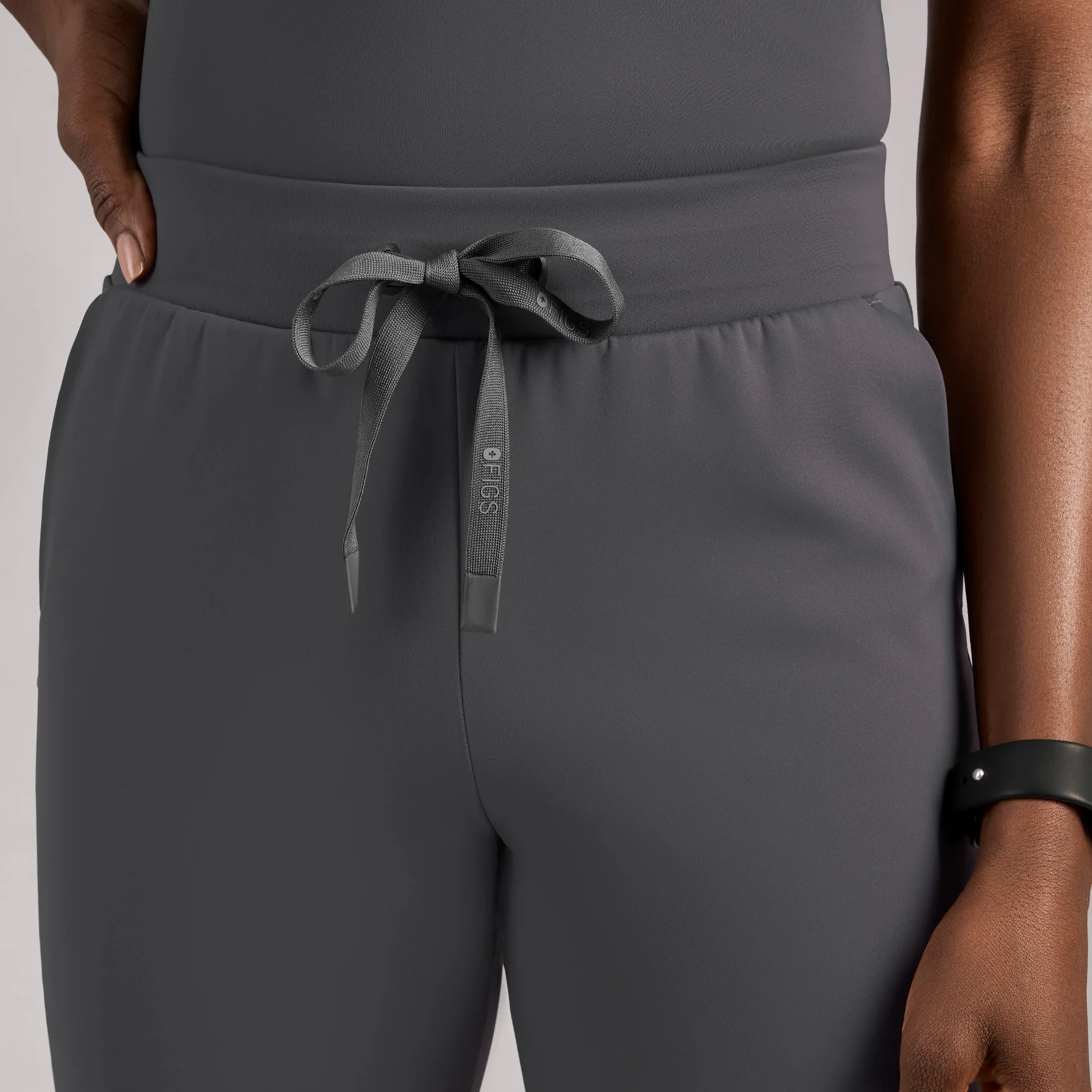 women's Charcoal Tena FORMx Slim Tapered - Tall Scrub Pant™ - Image 5