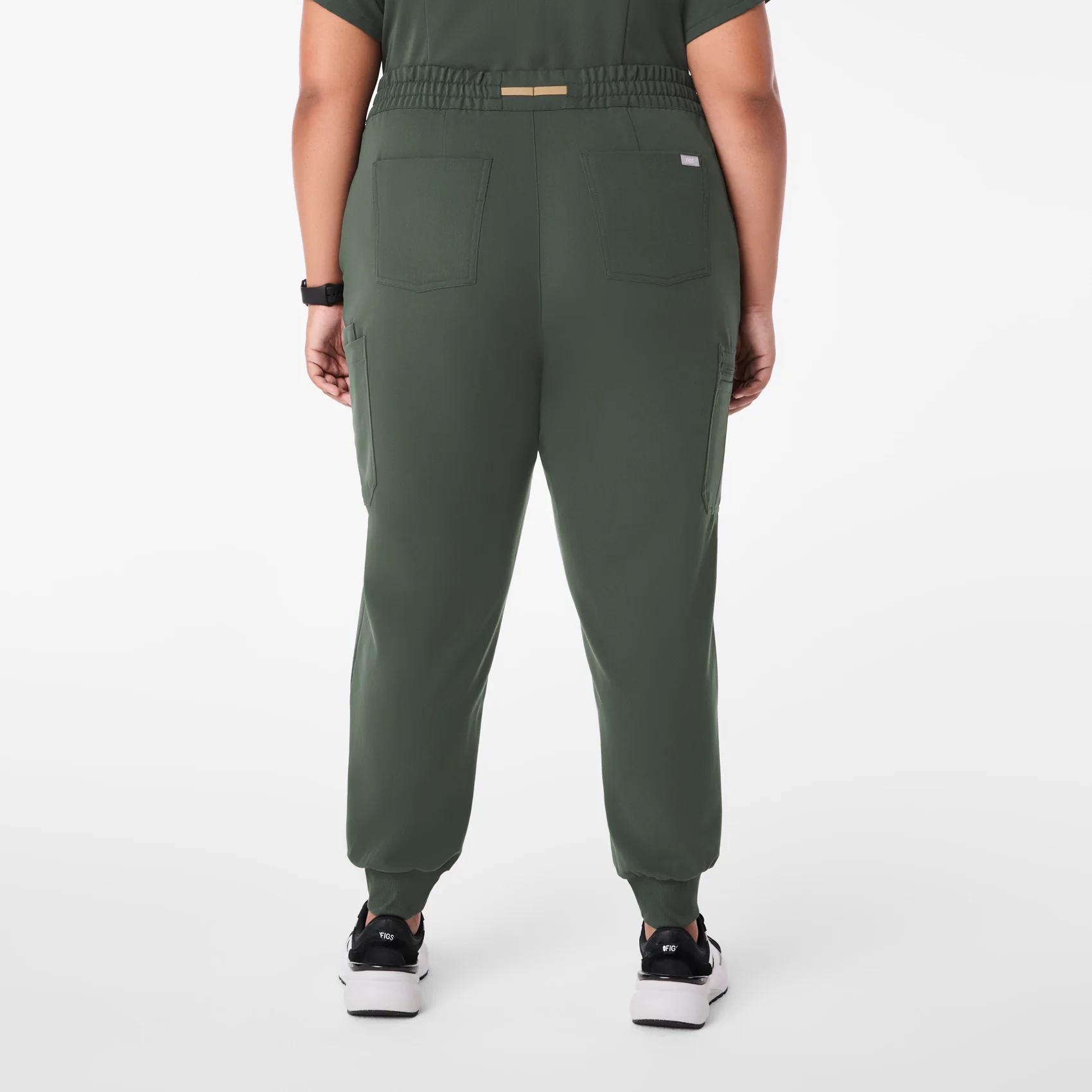 women's Moss High Waisted Uman Relaxed - Jogger Scrub Pant (3XL-6XL) - Image 4