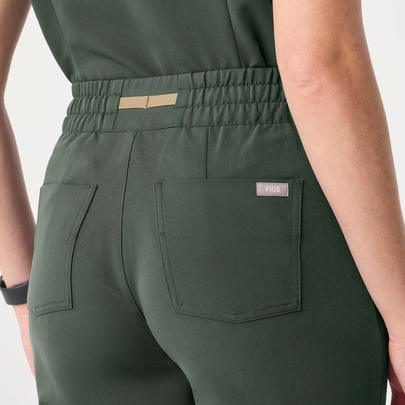 women's Moss High Waisted Uman Relaxed - Jogger Scrub Pant - Image 5