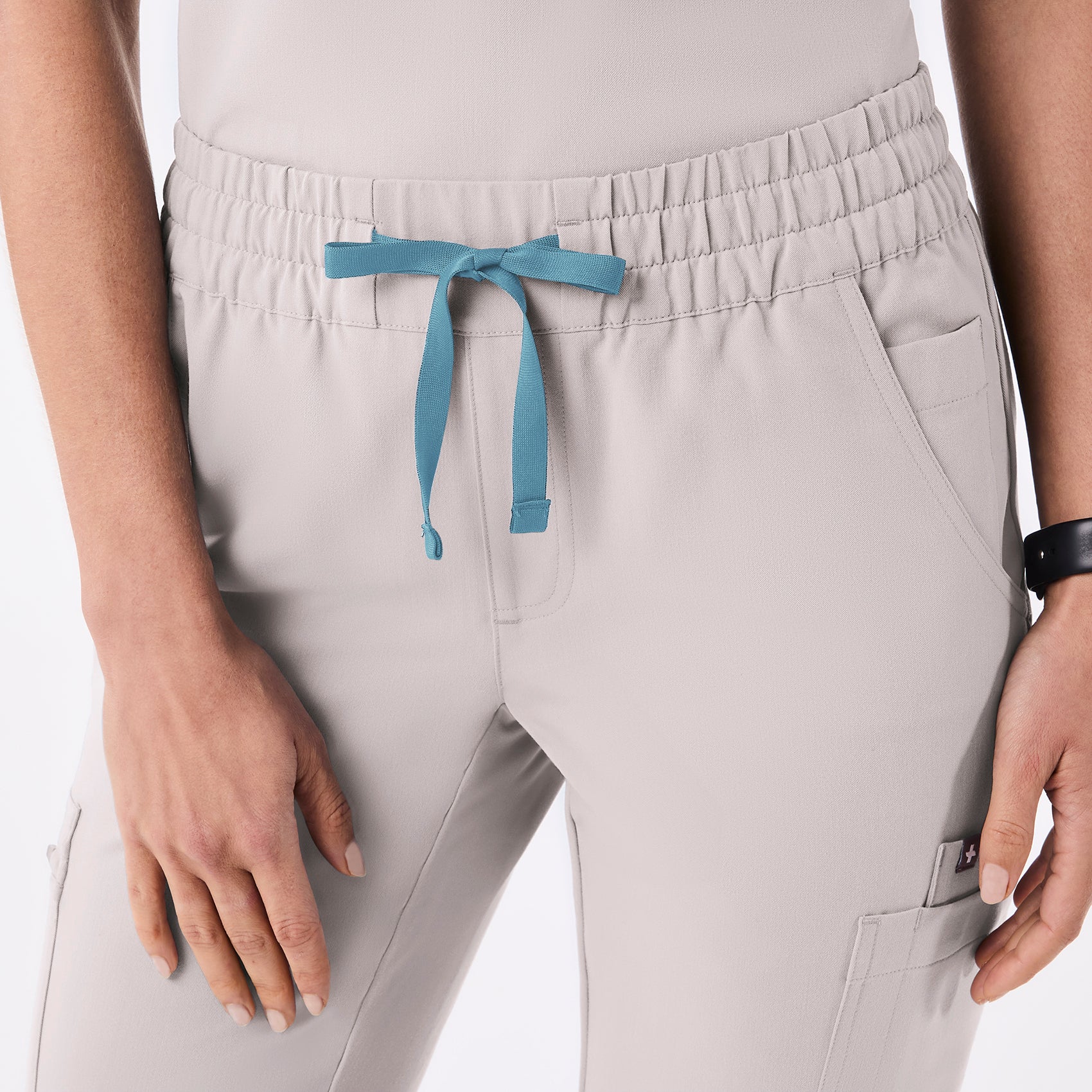 women's Slate High Waisted Uman Relaxed - Jogger Scrub Pant - Image 6