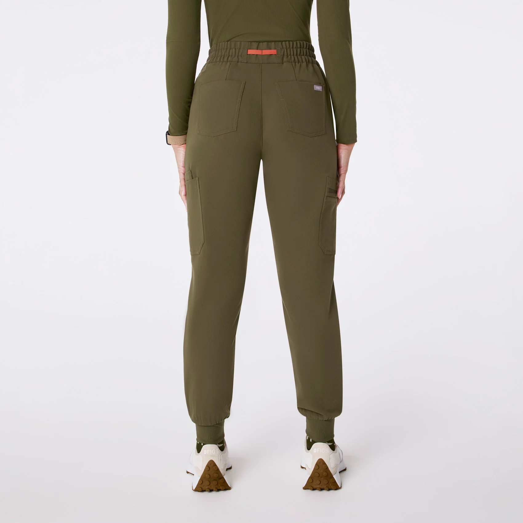 women's Spruce High Waisted Uman Relaxed - Jogger Scrub Pant - Image 4