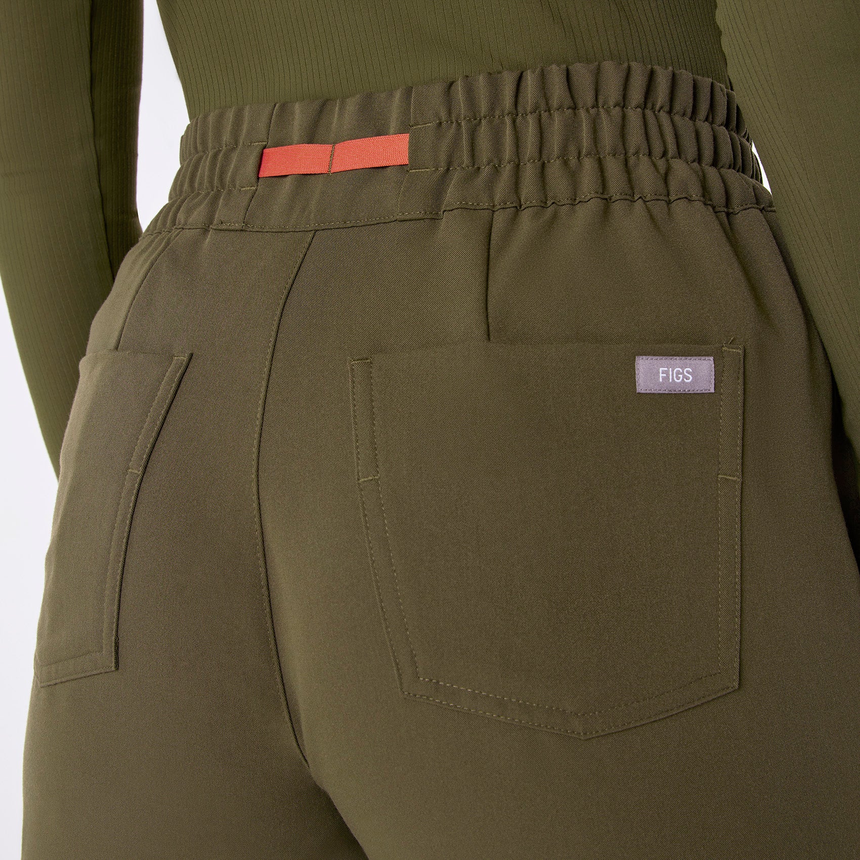 women's Spruce High Waisted Uman Relaxed - Jogger Scrub Pant - Image 5