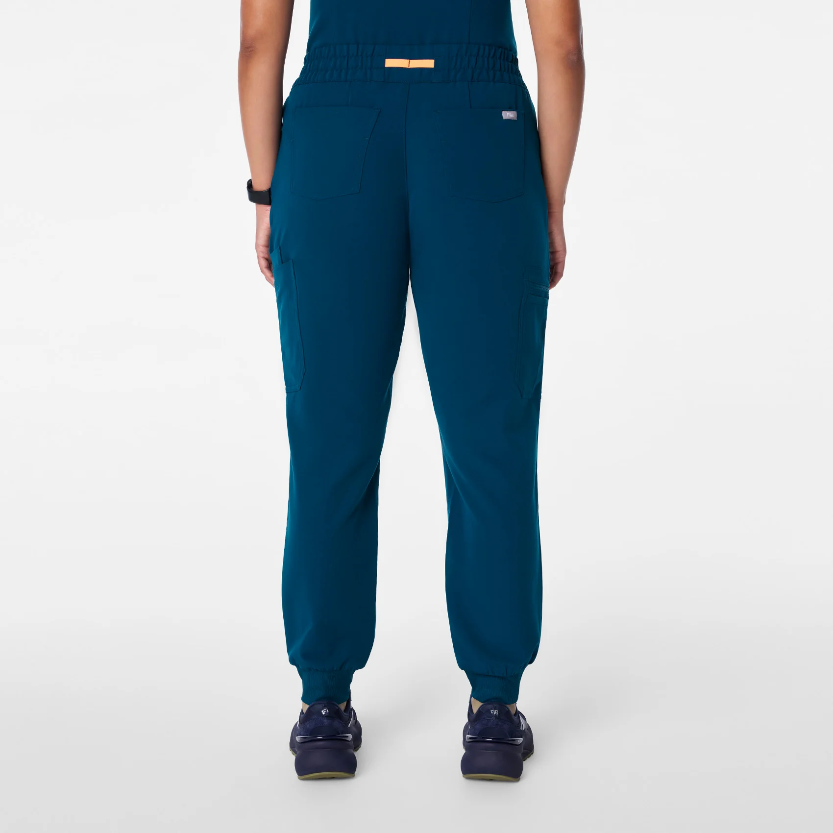 women's Deep Reef High Waisted Uman Relaxed - Tall Jogger Scrub Pant - Image 4