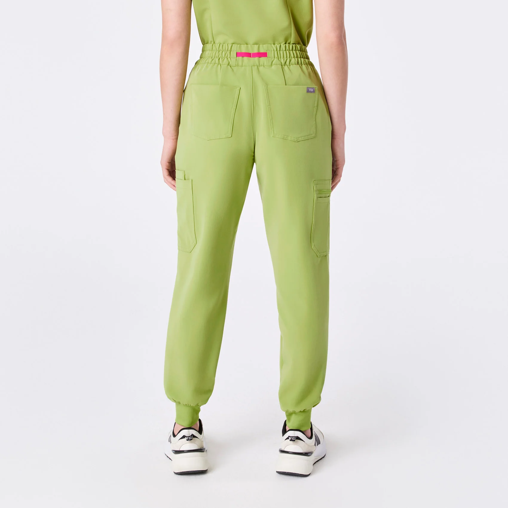 women's Matcha High Waisted Uman Relaxed - Tall Jogger Scrub Pant - Image 4