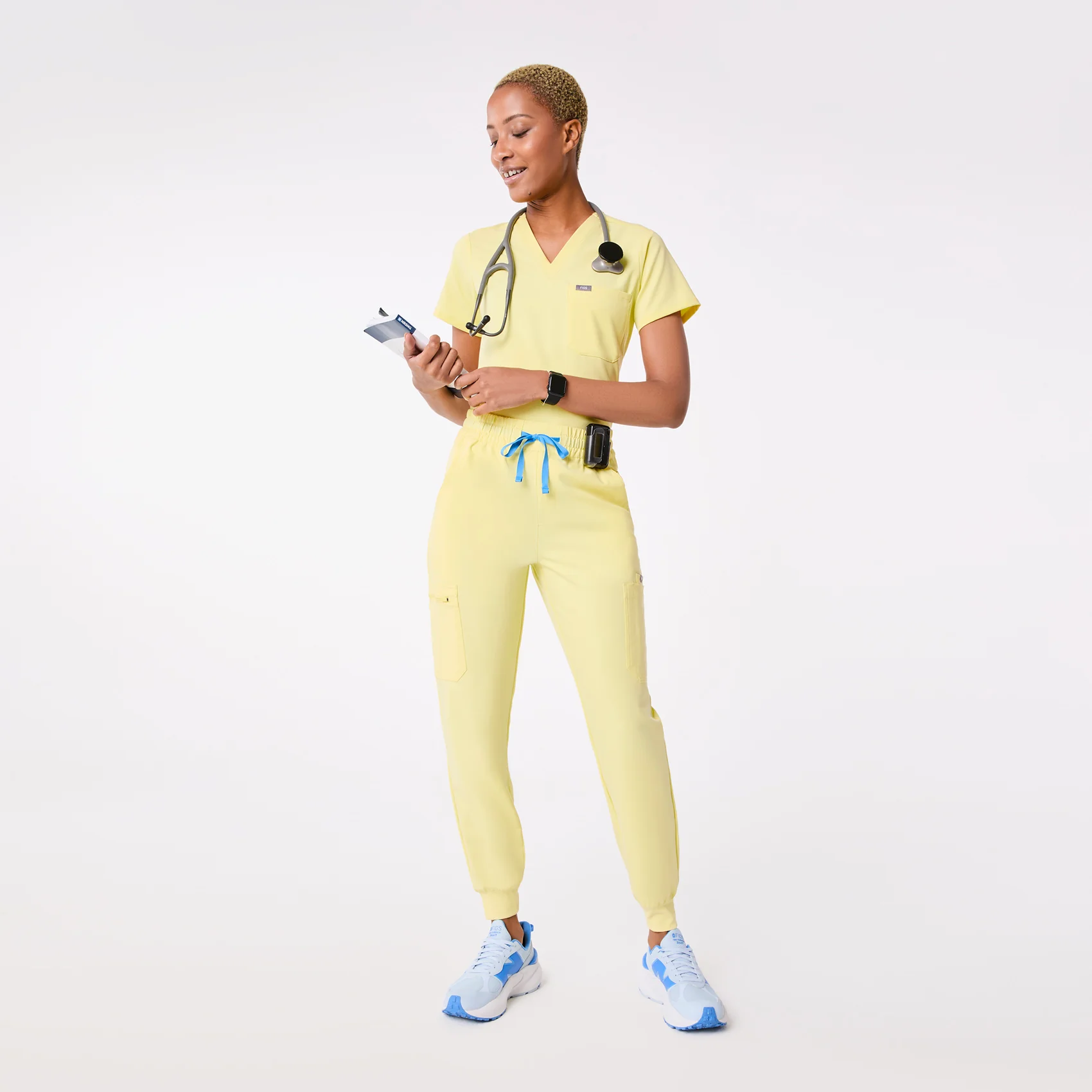 women's Sunlight High Waisted Uman Relaxed - Tall Jogger Scrub Pant - Image 2
