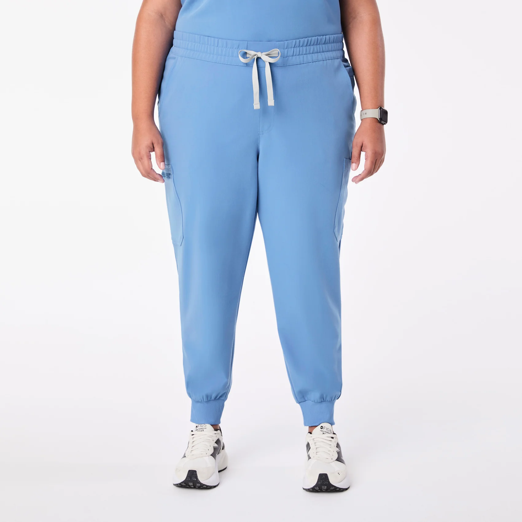 women's Ceil Blue Uman Relaxed - Jogger Scrub Pant (3XL-6XL)