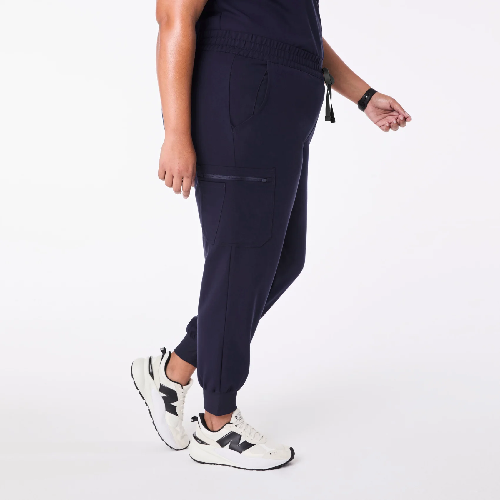women's Navy Uman Relaxed - Jogger Scrub Pant (3XL-6XL) - Image 3