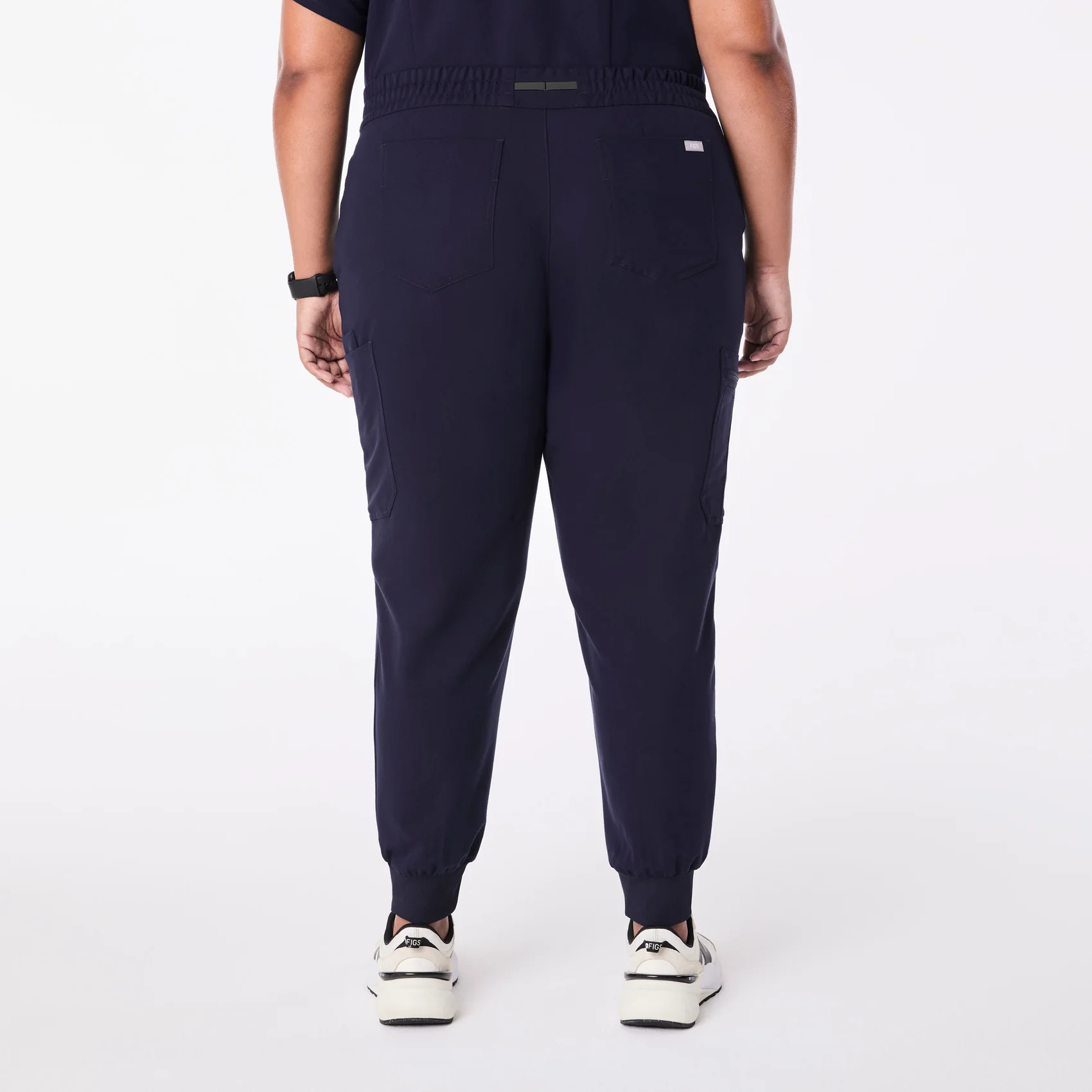women's Navy Uman Relaxed - Jogger Scrub Pant (3XL-6XL) - Image 4