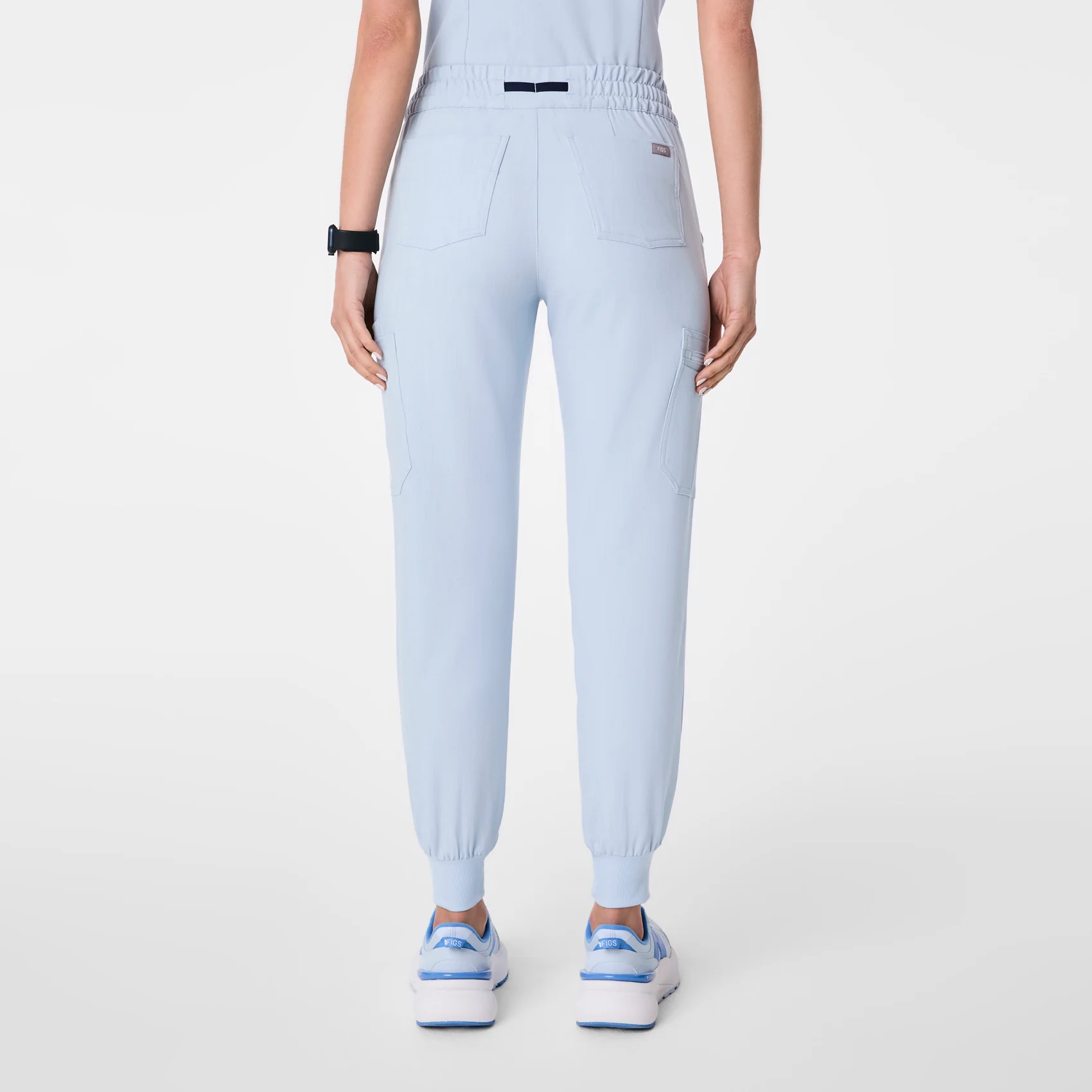 women's Chambray Uman Relaxed - Jogger Scrub Pant - Image 5