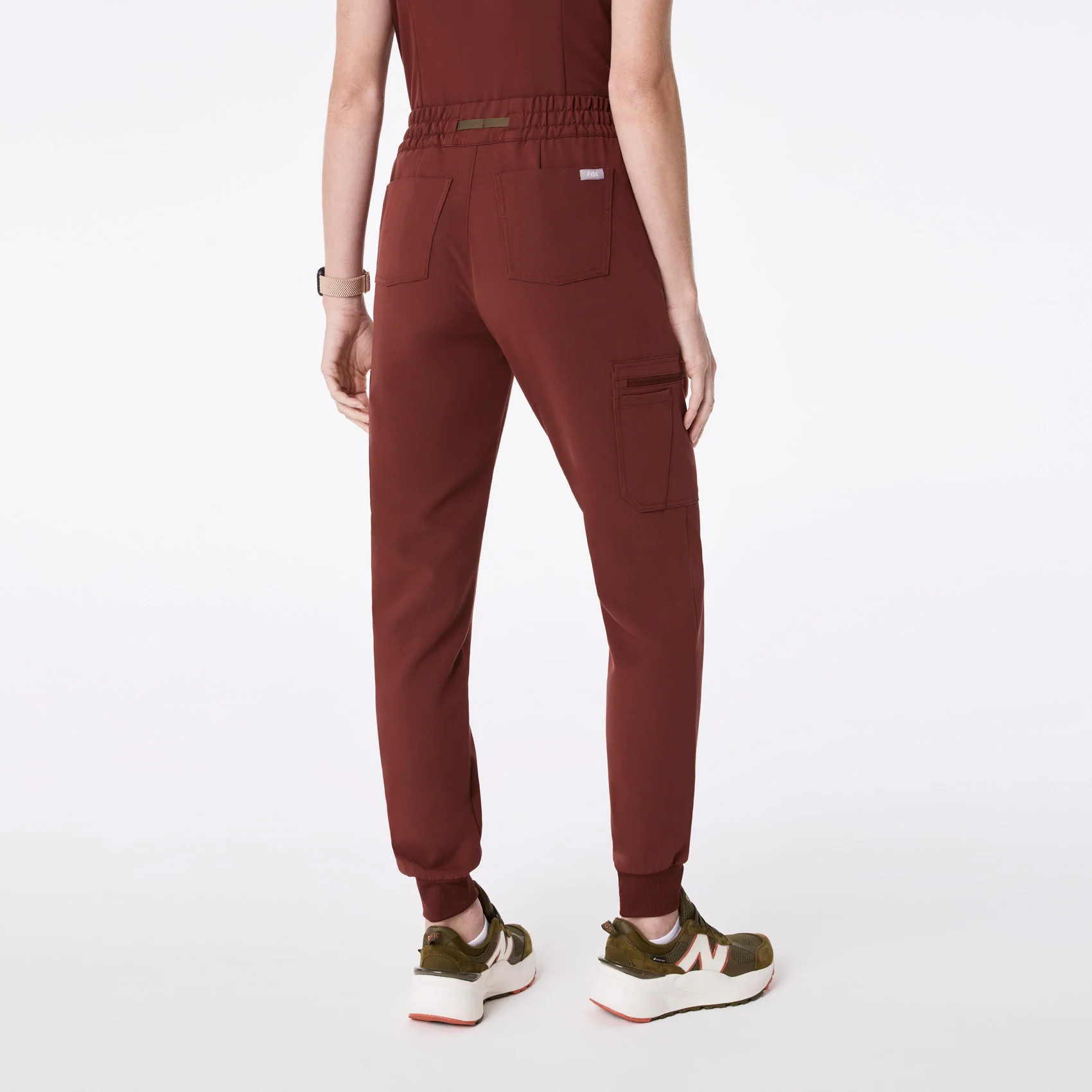 women's Walnut Uman Relaxed - Jogger Scrub Pant - Image 4