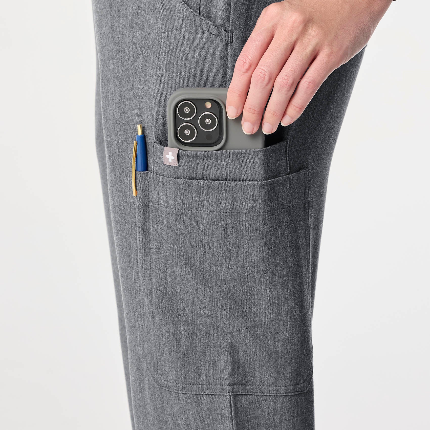 women's Graphite Uman Relaxed - Petite Jogger Scrub Pant - Image 9