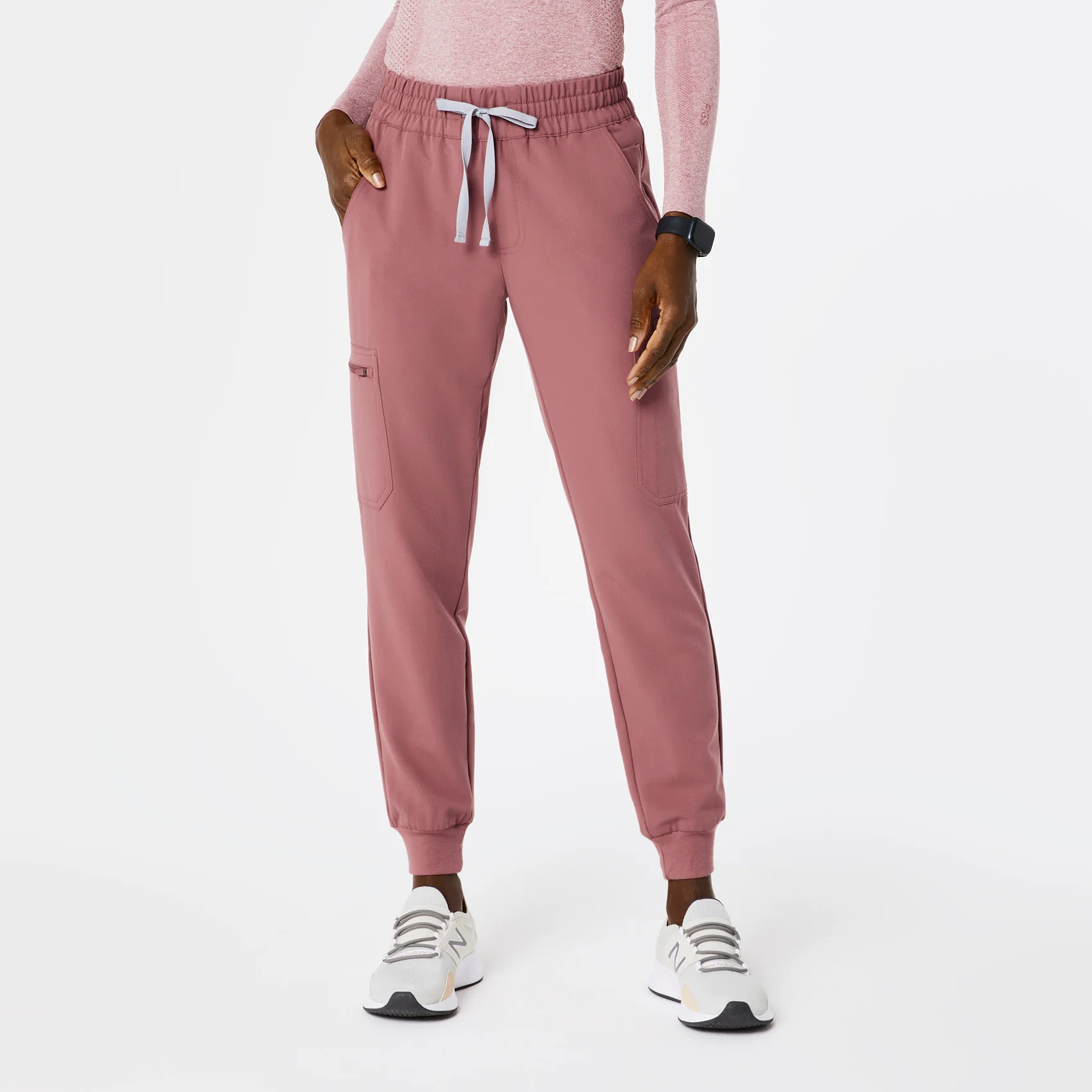women's Mauve Uman Relaxed - Jogger Scrub Pants