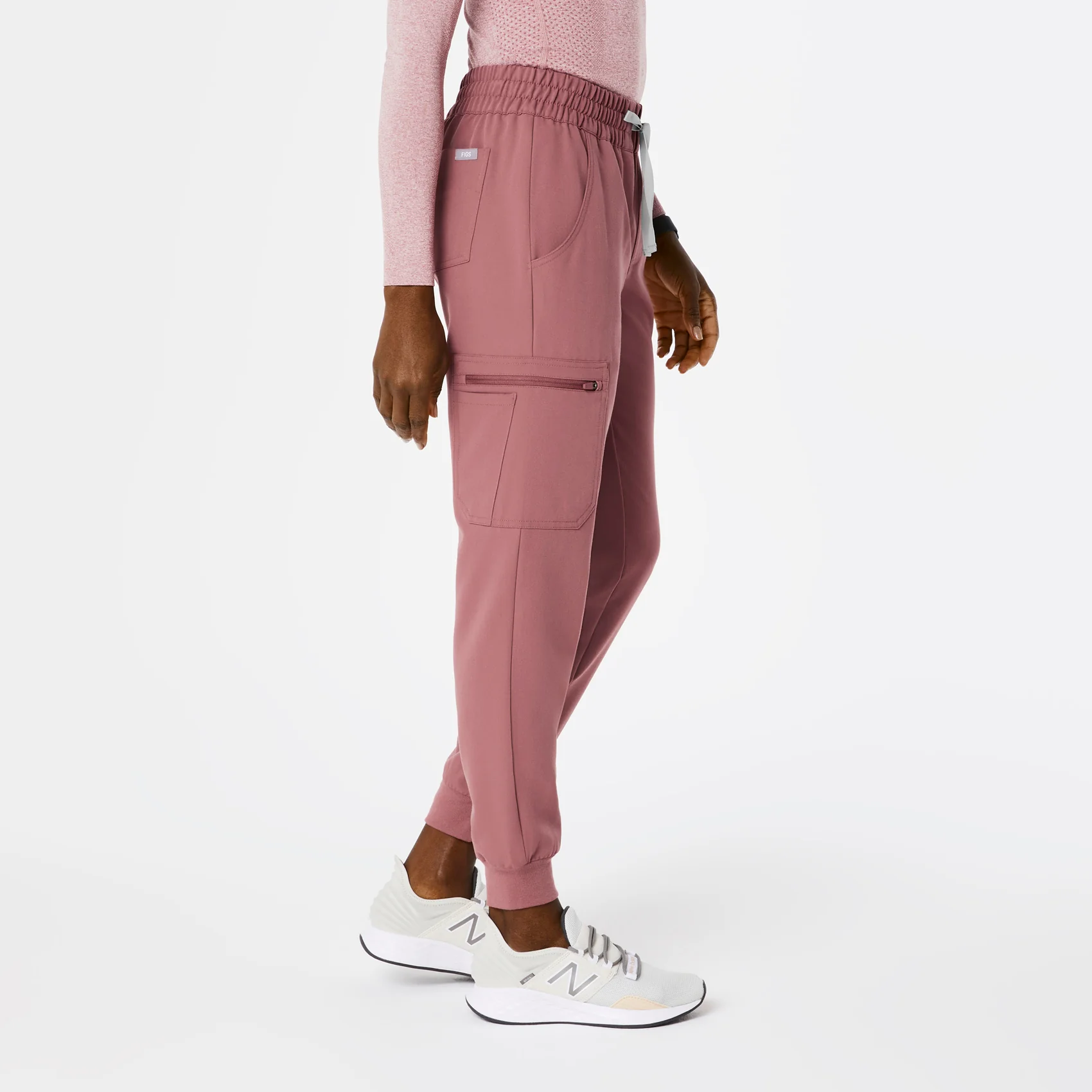 women's Mauve Uman Relaxed - Jogger Scrub Pants - Image 3