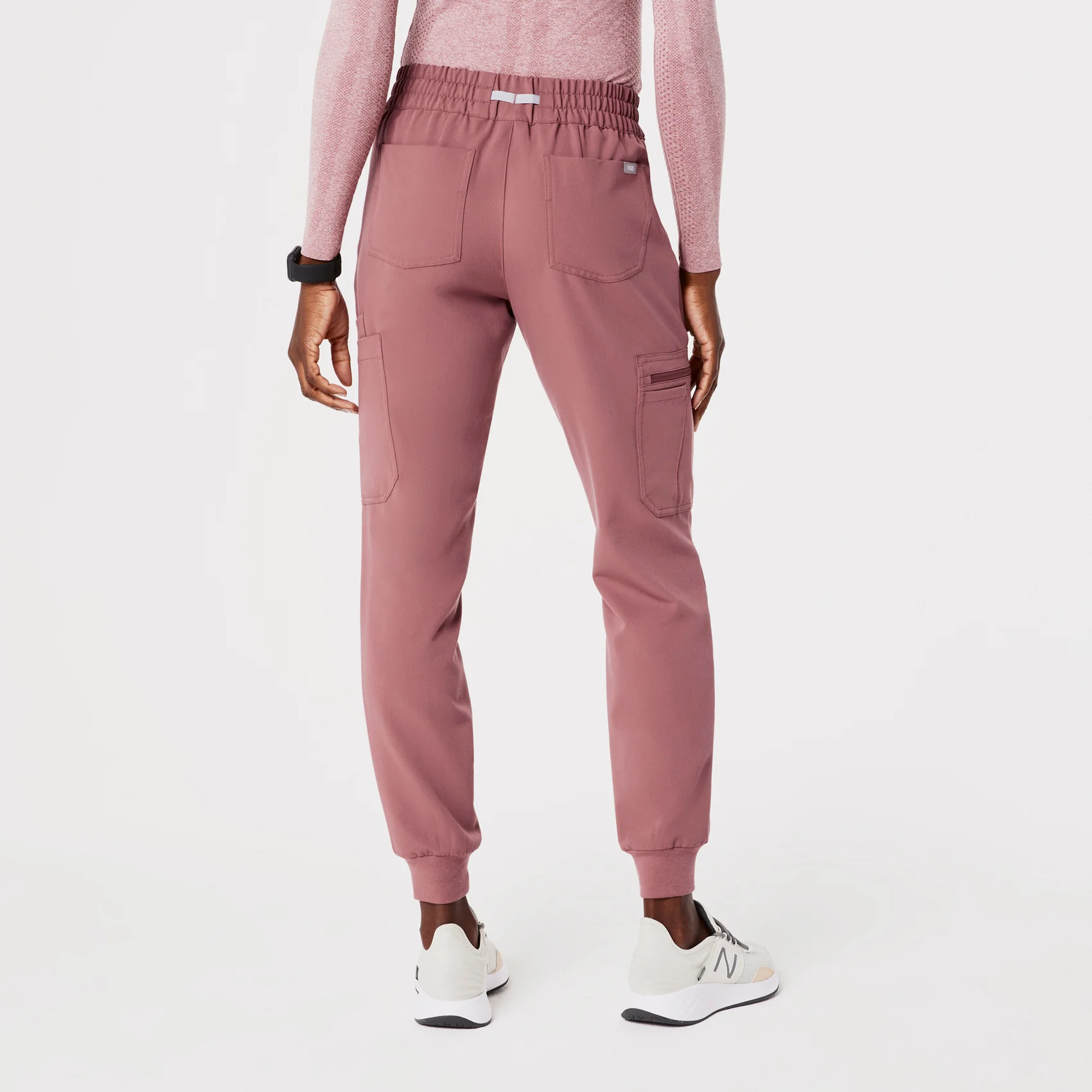 women's Mauve Uman Relaxed - Jogger Scrub Pants - Image 4