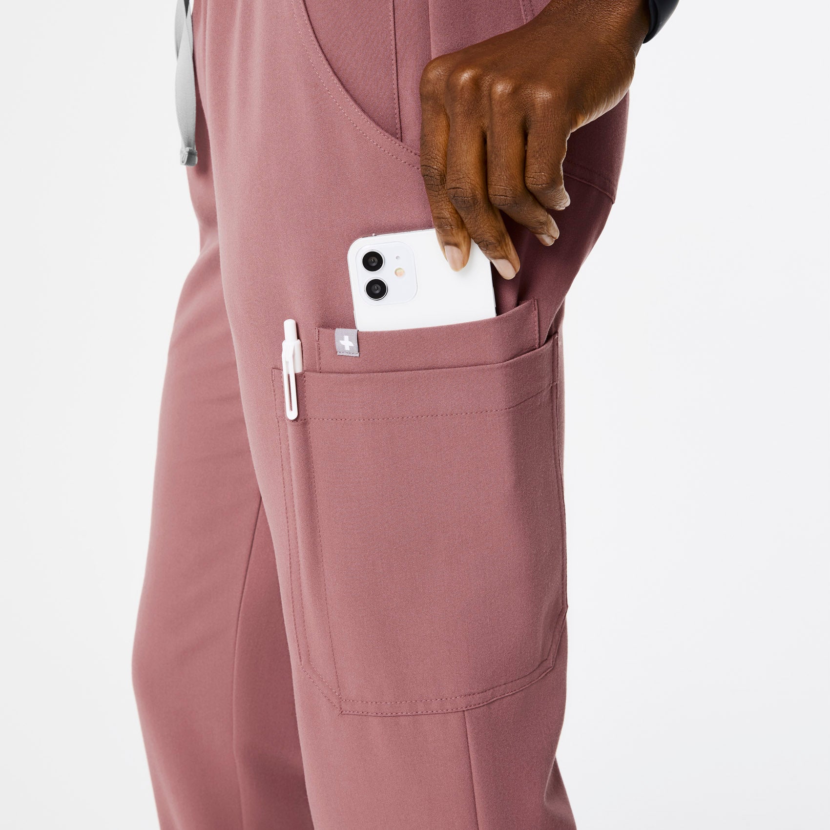 women's Mauve Uman Relaxed - Jogger Scrub Pants - Image 7
