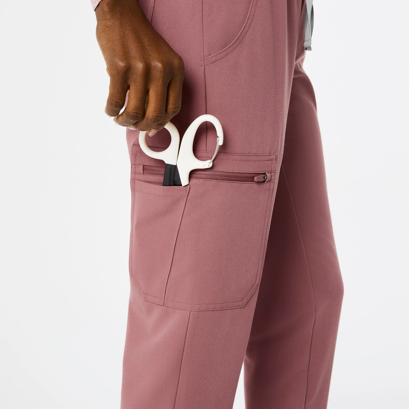 women's Mauve Uman Relaxed - Jogger Scrub Pants - Image 8