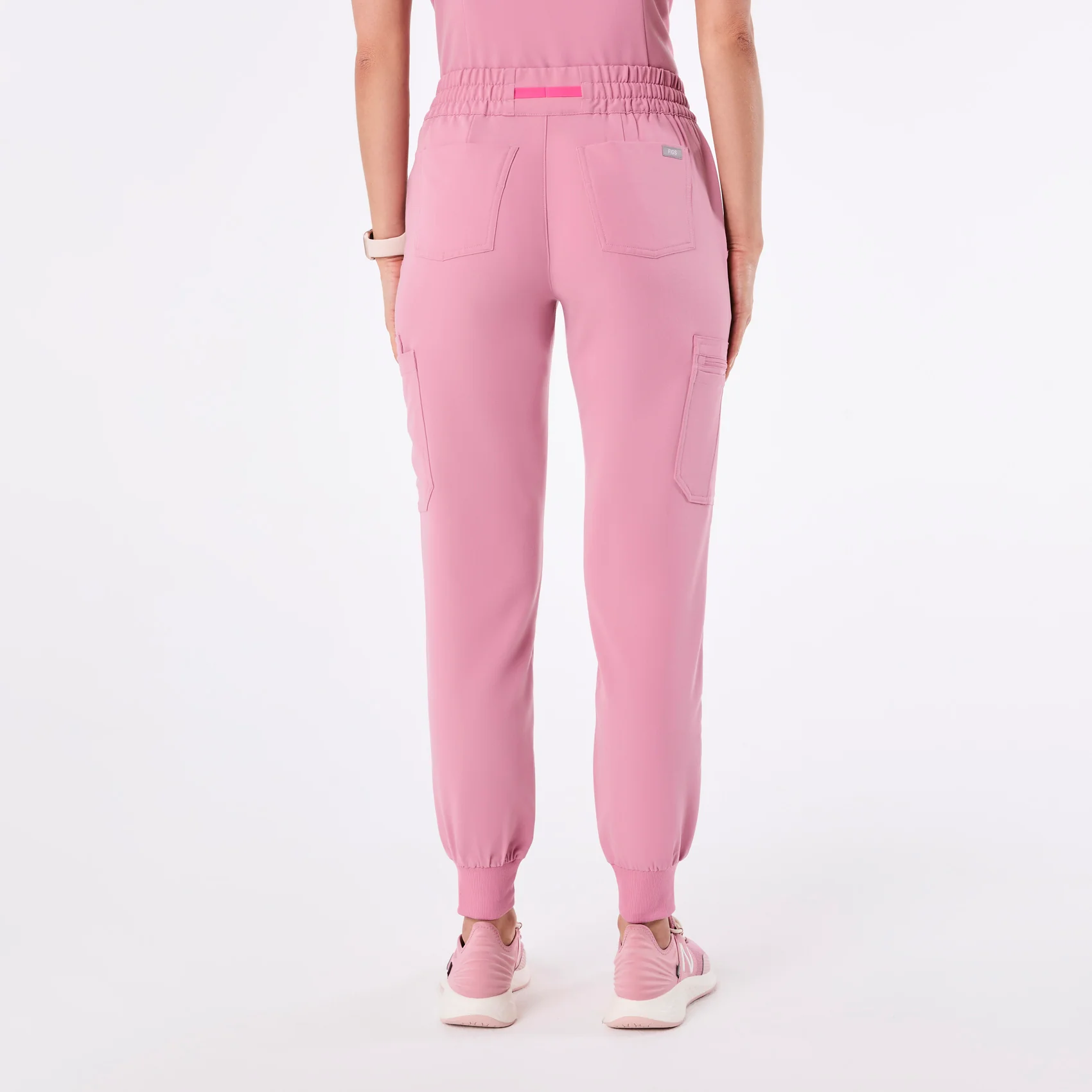 women's Chalk Pink Uman Relaxed - Tall Jogger Scrub Pant - Image 4