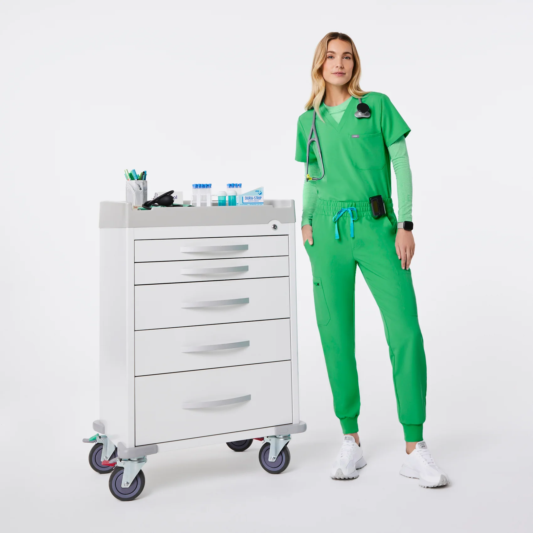 women's Emerald Uman Relaxed - Tall Jogger Scrub Pant - Image 2