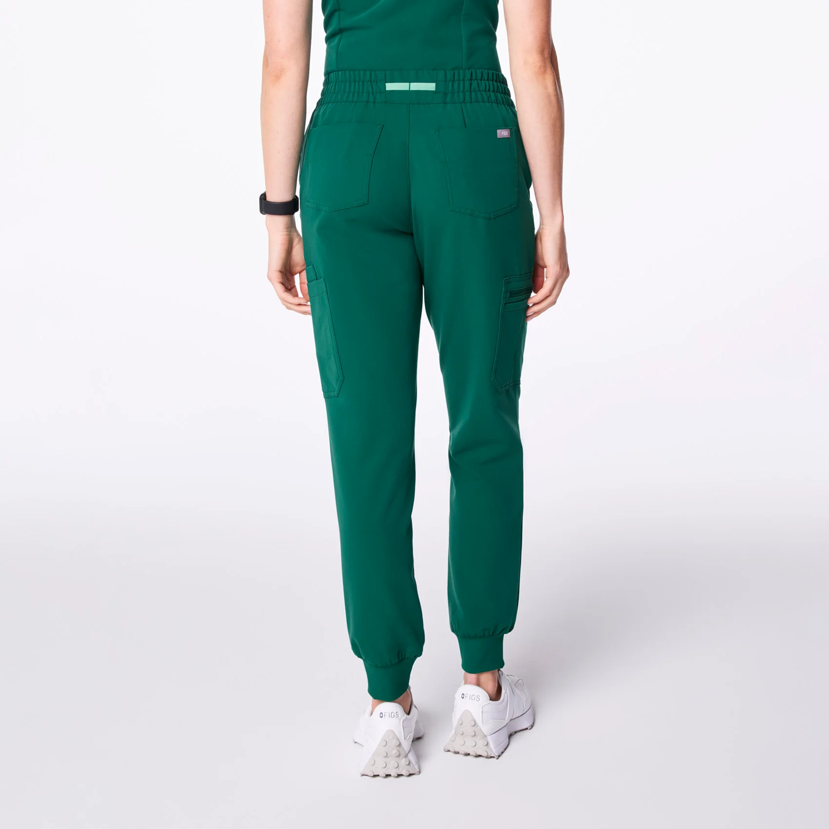 women's Hunter Green Uman Relaxed - Tall Jogger Scrub Pant - Image 4
