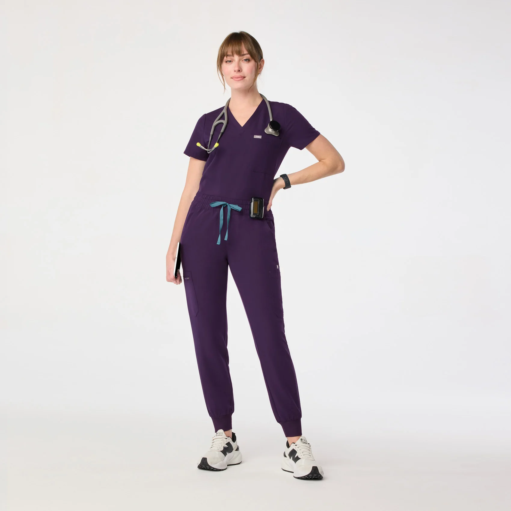 women's Purple Jam Uman Relaxed - Tall Jogger Scrub Pant - Image 2