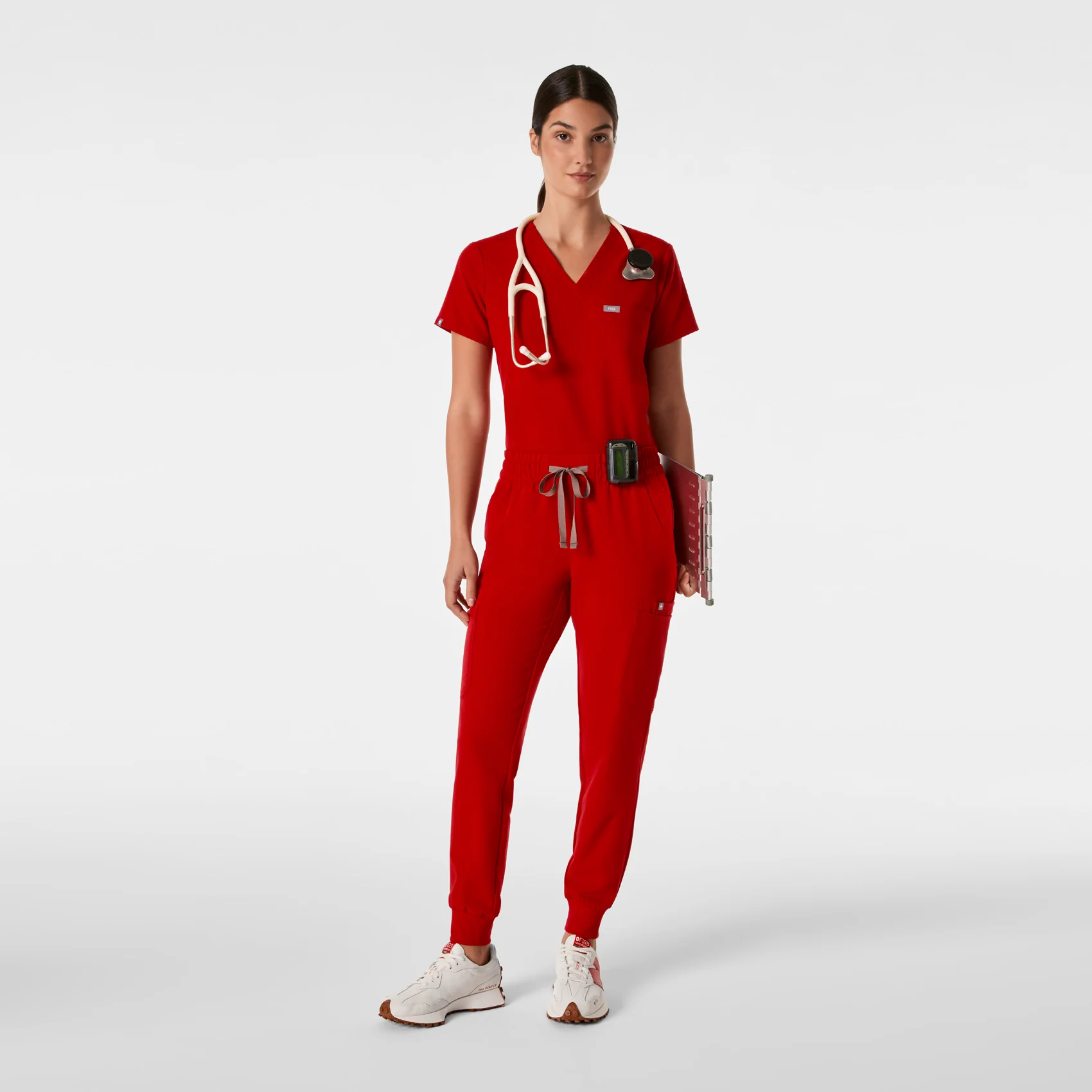 women's Winning Red Uman Relaxed - Tall Jogger Scrub Pant - Image 2