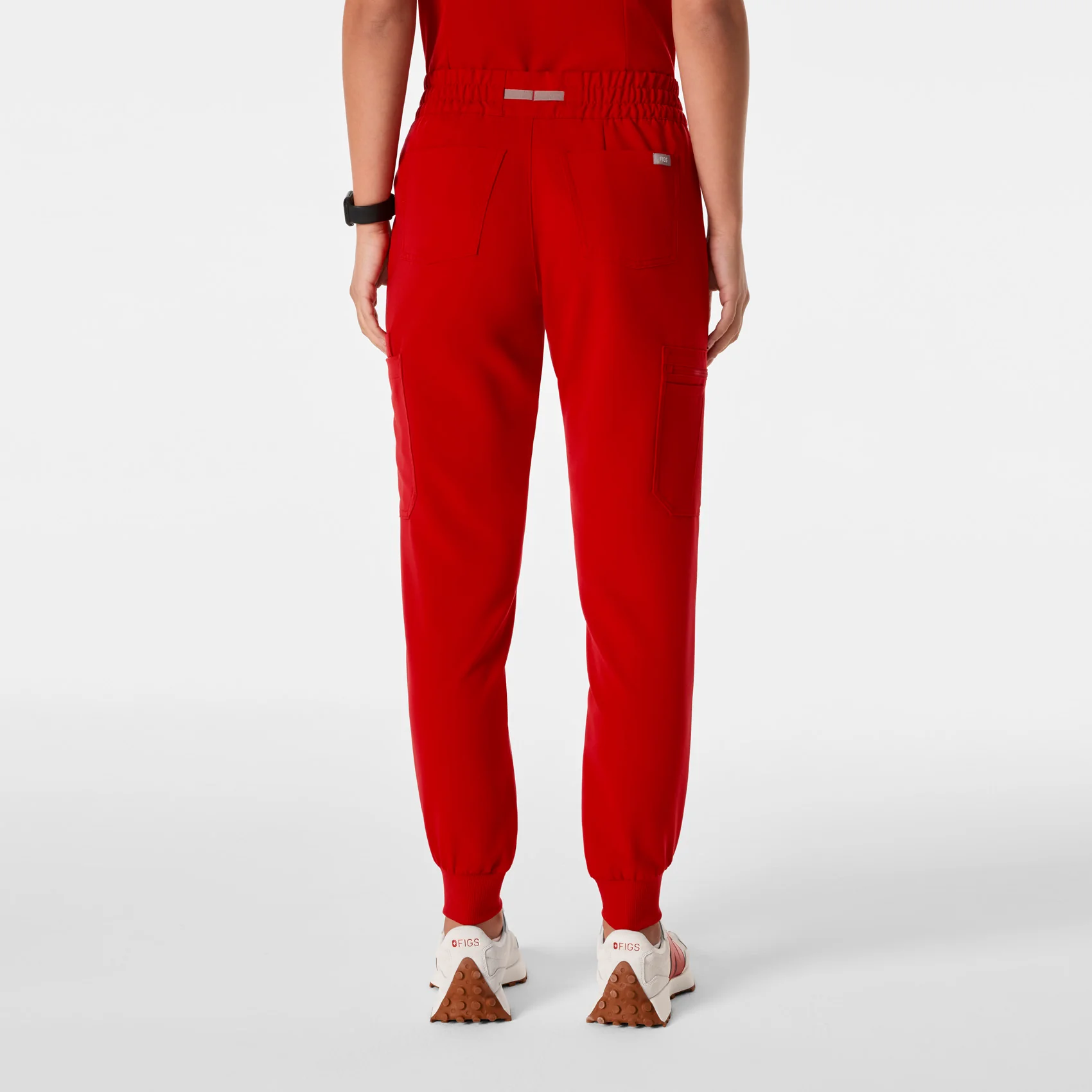 women's Winning Red Uman Relaxed - Tall Jogger Scrub Pant - Image 4