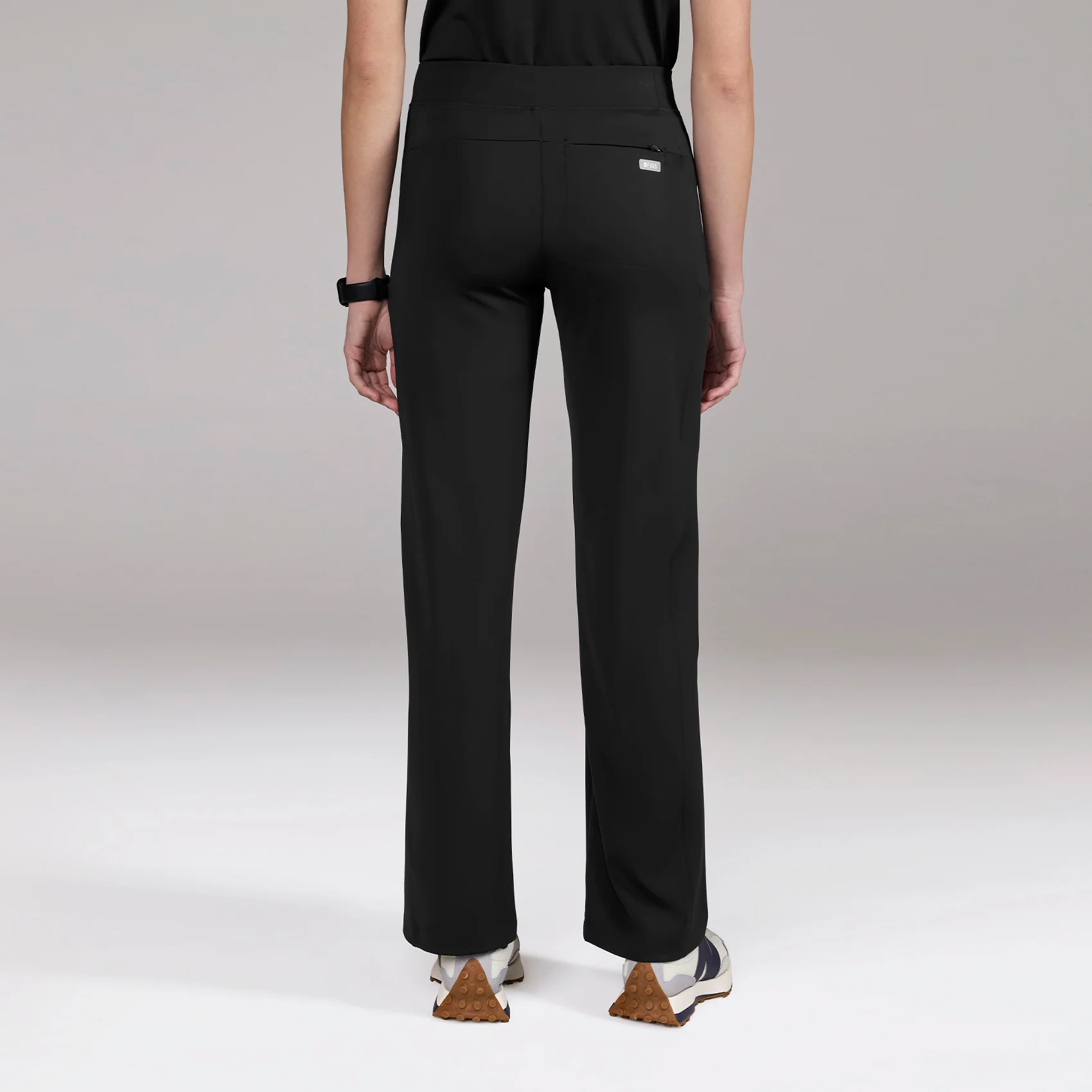 women's Black Valle FORMx Straight Leg - Scrub Pant - Image 4