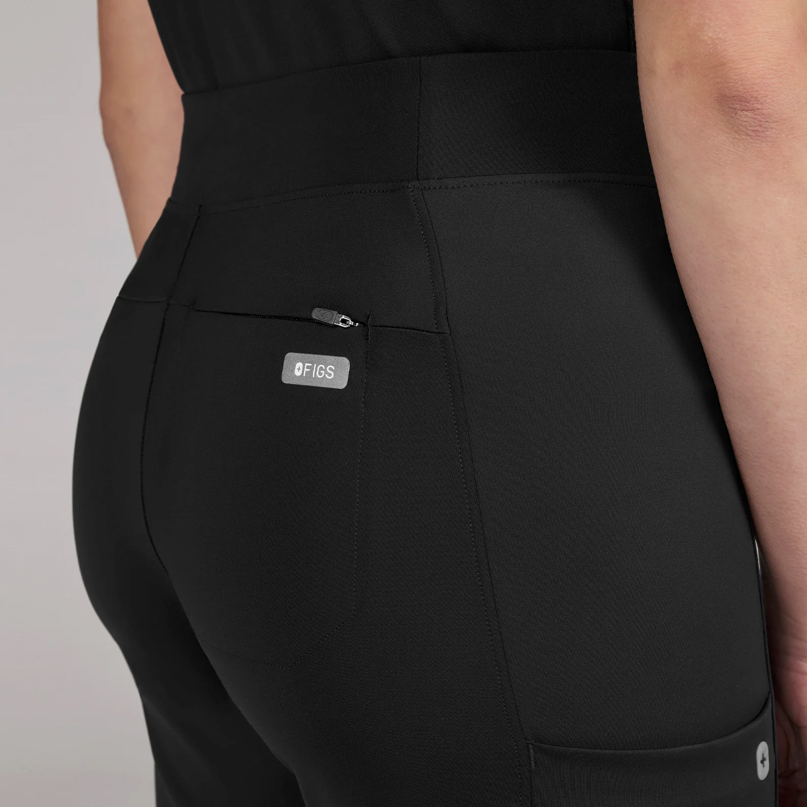 women's Black Valle FORMx Straight Leg - Scrub Pant - Image 7