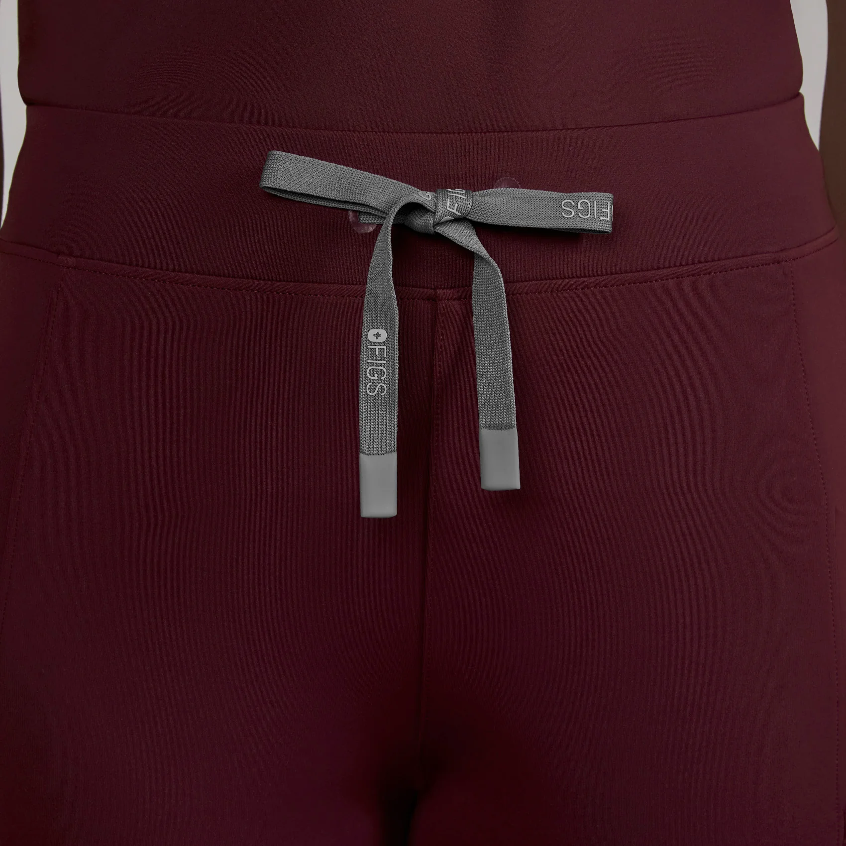 women's Burgundy Valle FORMx Straight Leg - Petite Scrub Pant - Image 5