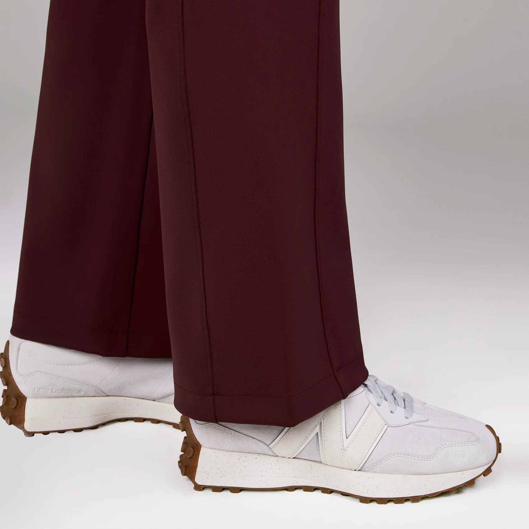 women's Burgundy Valle FORMx Straight Leg - Petite Scrub Pant - Image 8