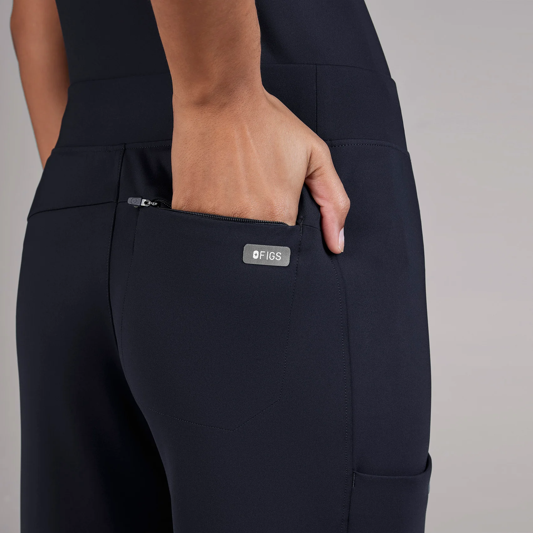 women's Navy Valle FORMx Straight Leg - Scrub Pant - Image 7