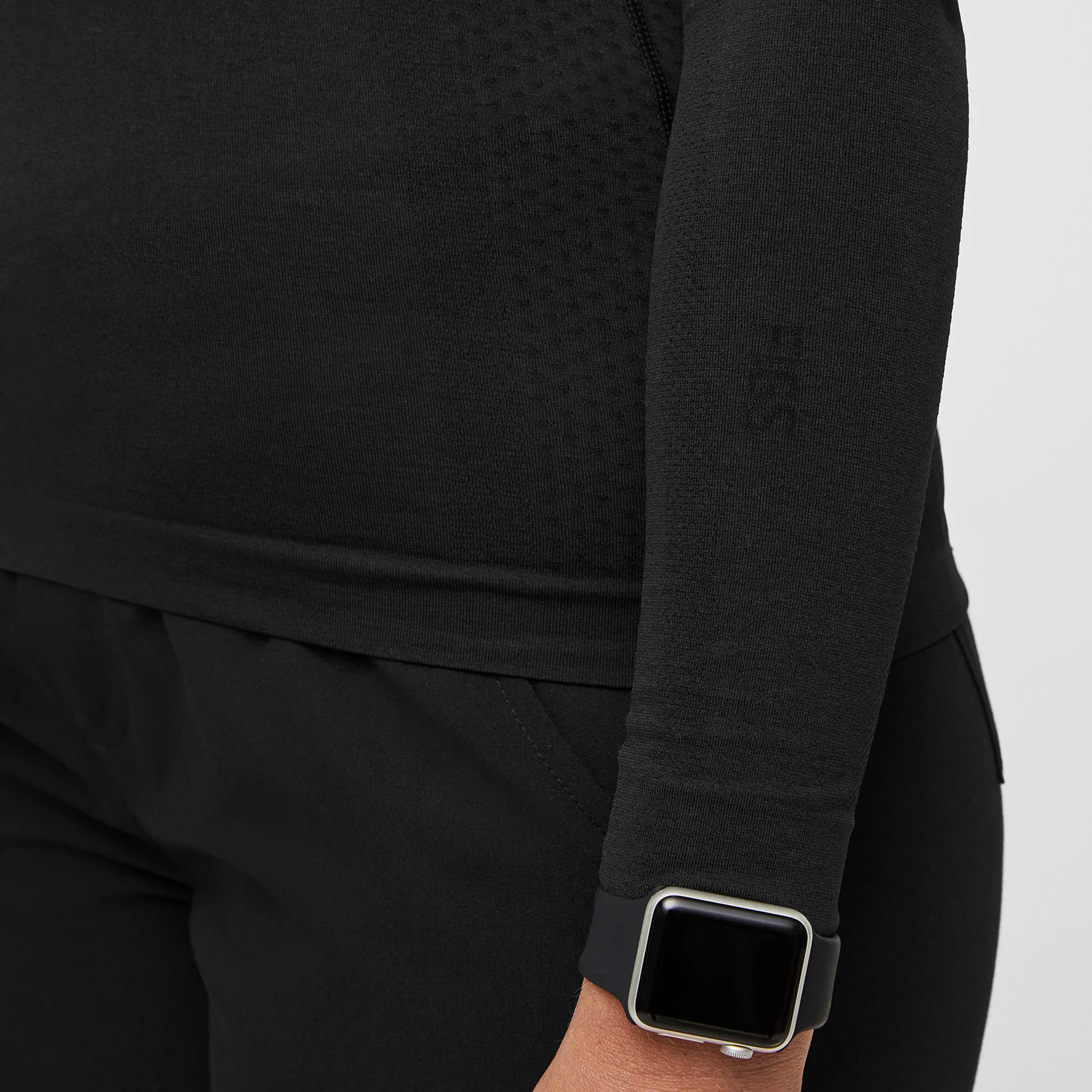 women's Black VEG Salta Seamless - Longsleeve Underscrub - Image 5