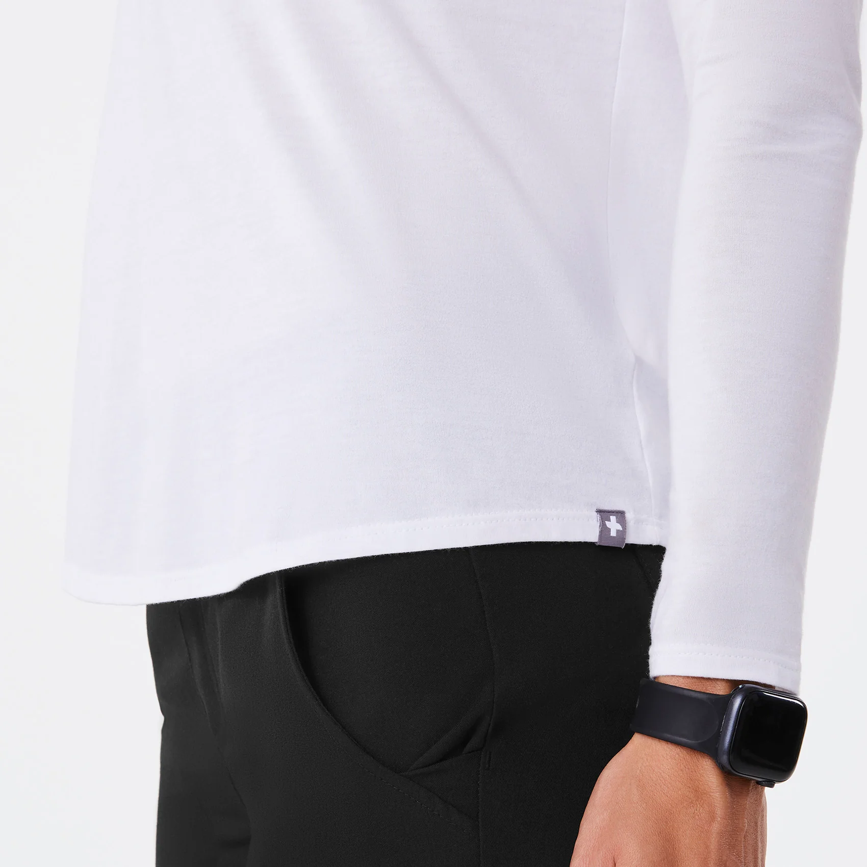 women's White VEG Supersoft - Longsleeve Underscrub - Image 6