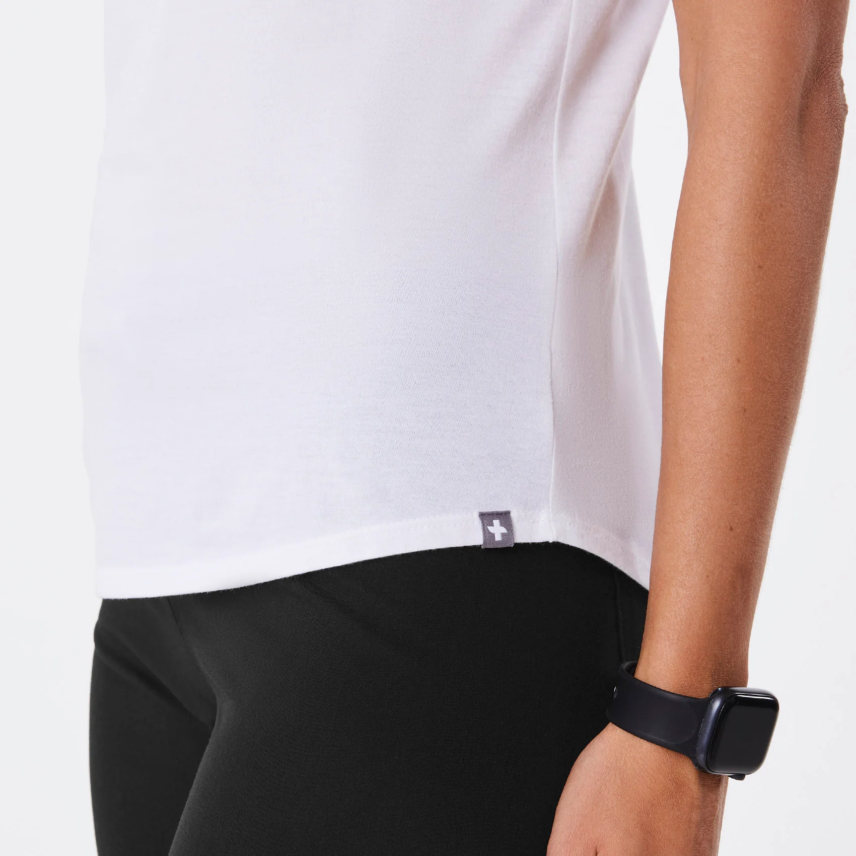 women's White VEG Supersoft - Shortsleeve Underscrub - Image 6