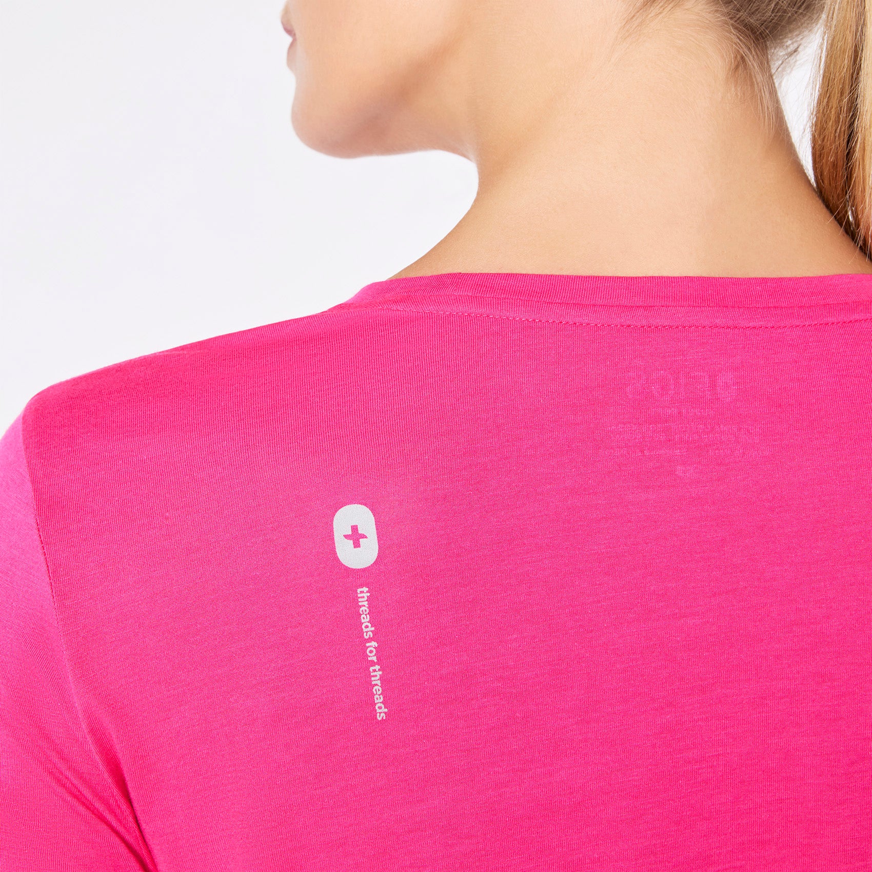women's Shocking Pink Where Days Are Merry, Bright, and Overcaffeinated Supersoft - Longsleeve Underscrub - Image 6
