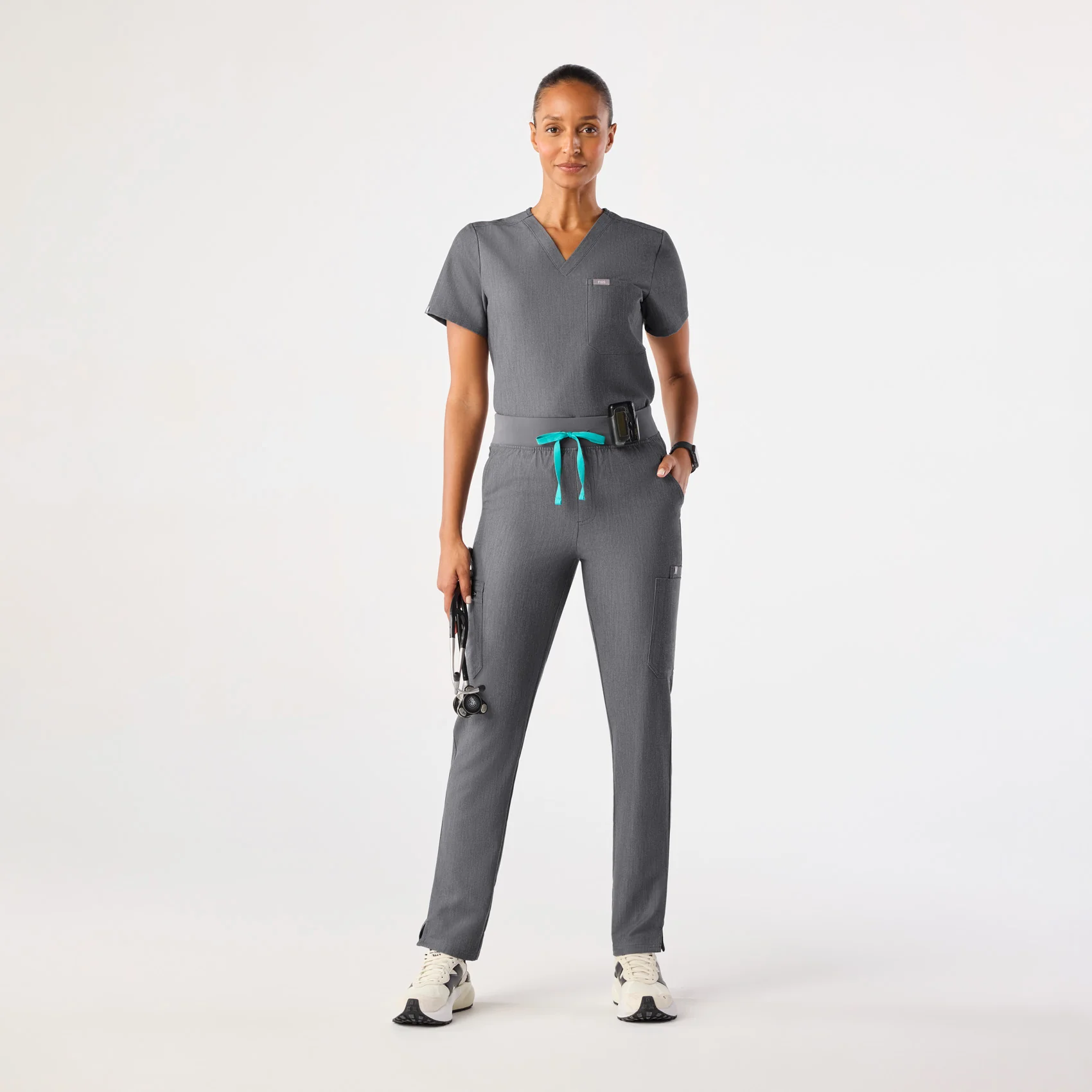 women's Graphite Yola™ High Waisted 2.0 - Tall Skinny Scrub Pants - Image 2