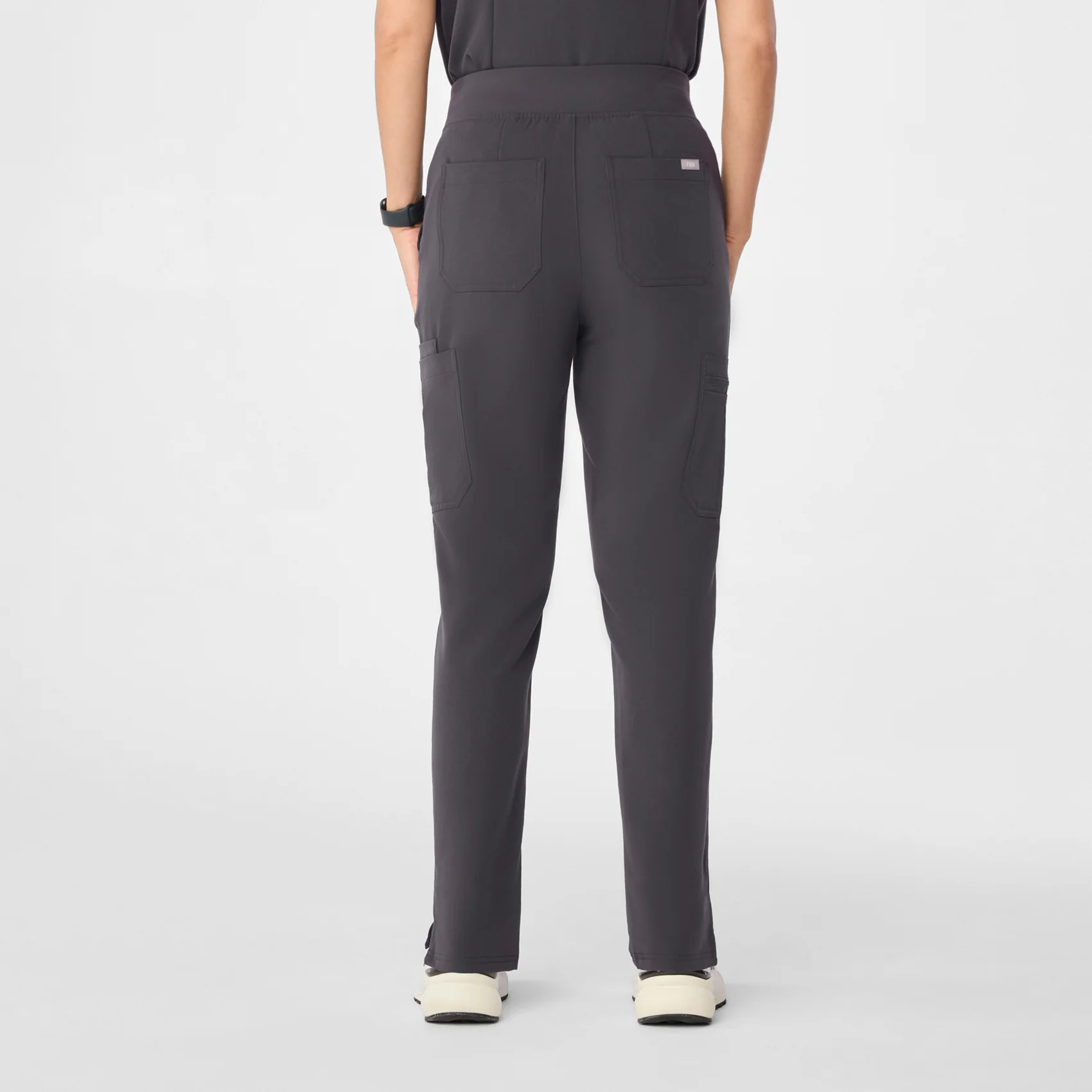 women's Charcoal Yola™ High Waisted - Skinny Scrub Pants - Image 4
