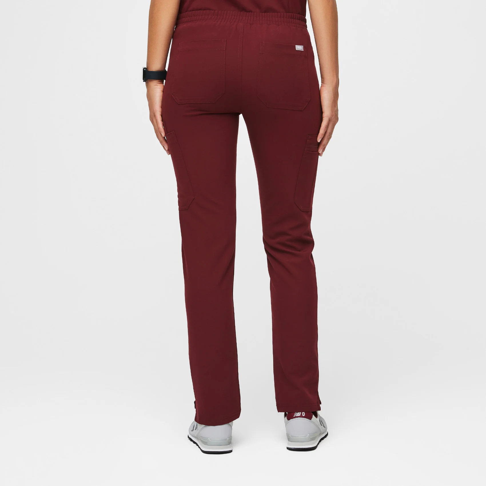 Women's Burgundy Yola™ - Tall Skinny Scrub Pants - Image 4
