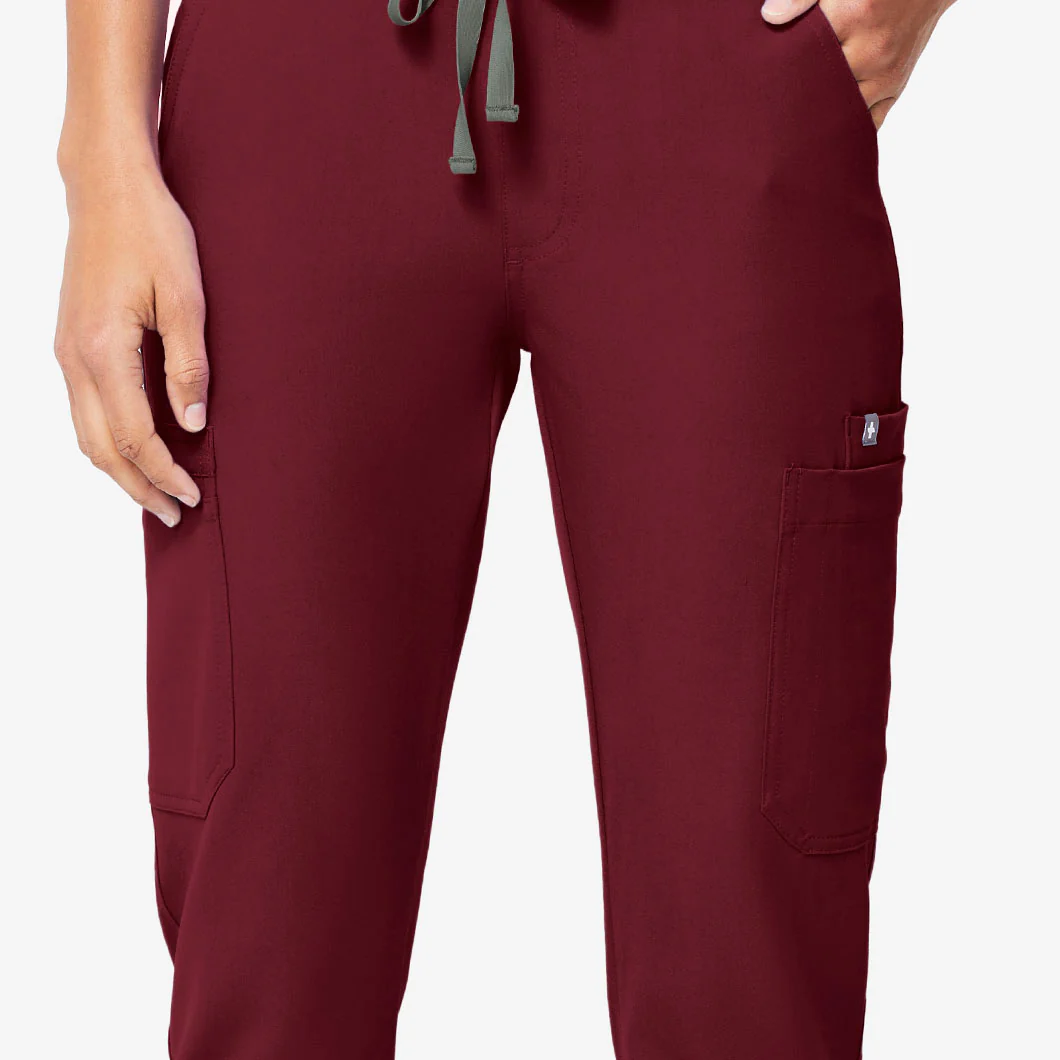 Women's Burgundy Yola™ - Tall Skinny Scrub Pants - Image 6