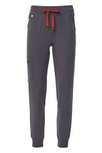 women's Charcoal Zamora™ High Waisted - Petite Jogger Scrub Pants - Image 7