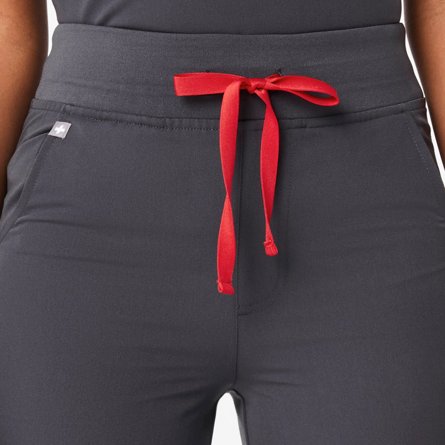 women's Charcoal Zamora™ High Waisted - Tall Jogger Scrub Pants - Image 5