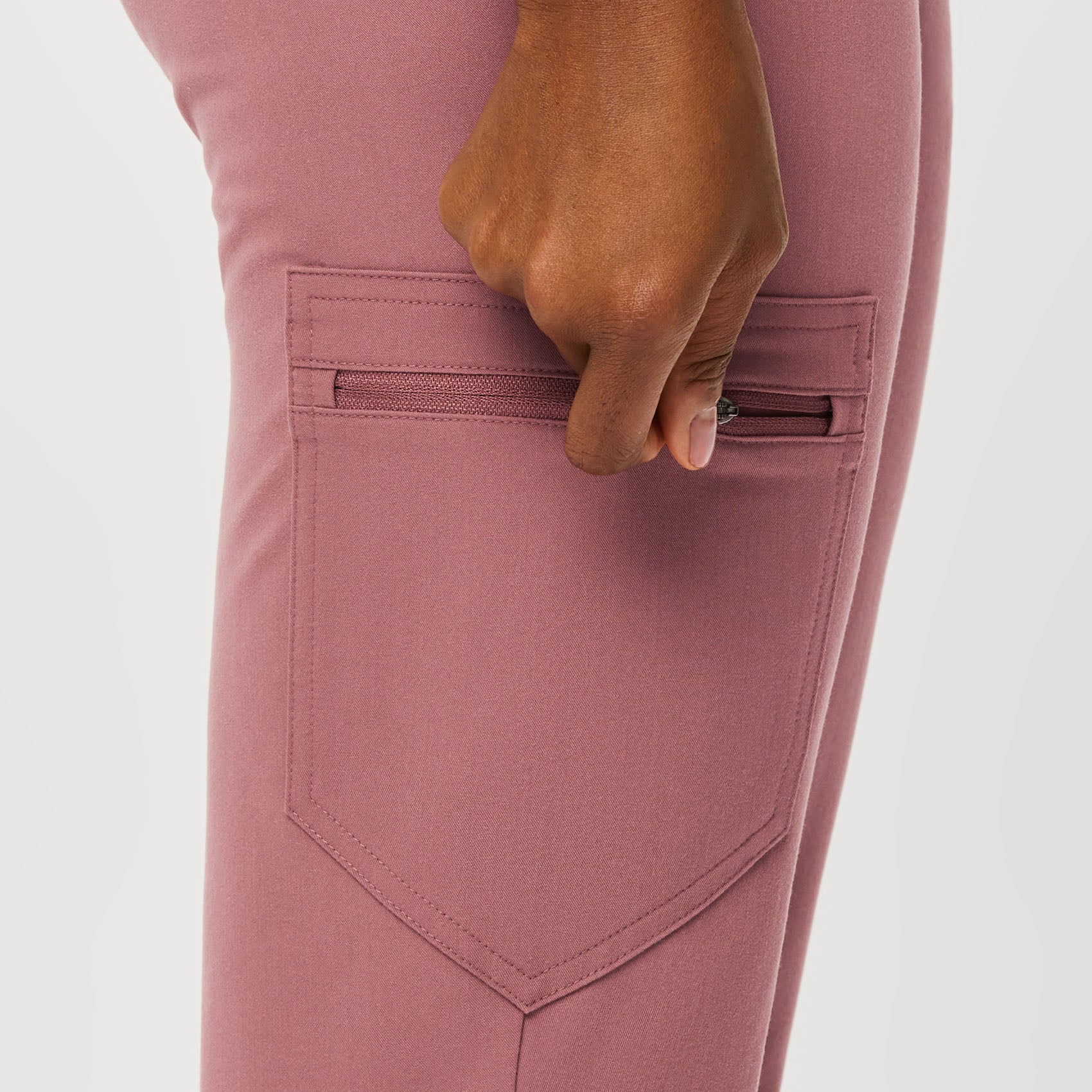 women's Mauve Zamora™ High Waisted - Tall Jogger Scrub Pants - Image 6