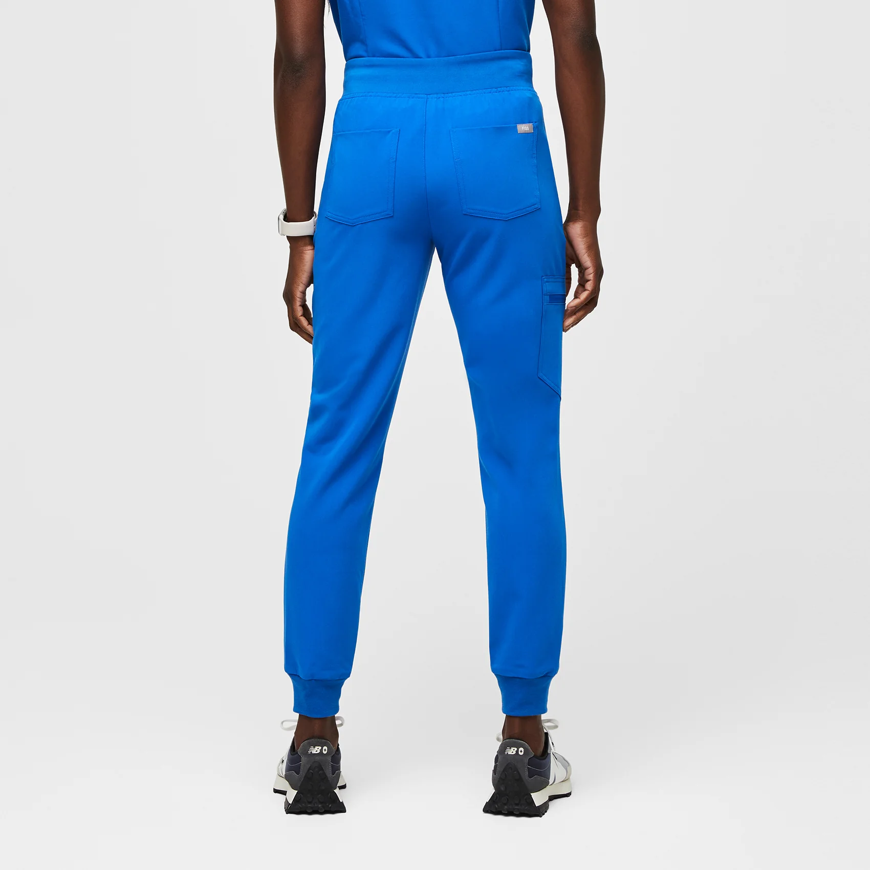 women's Royal Blue Zamora⢠High Waisted - Tall Jogger Scrub Pants - Image 4